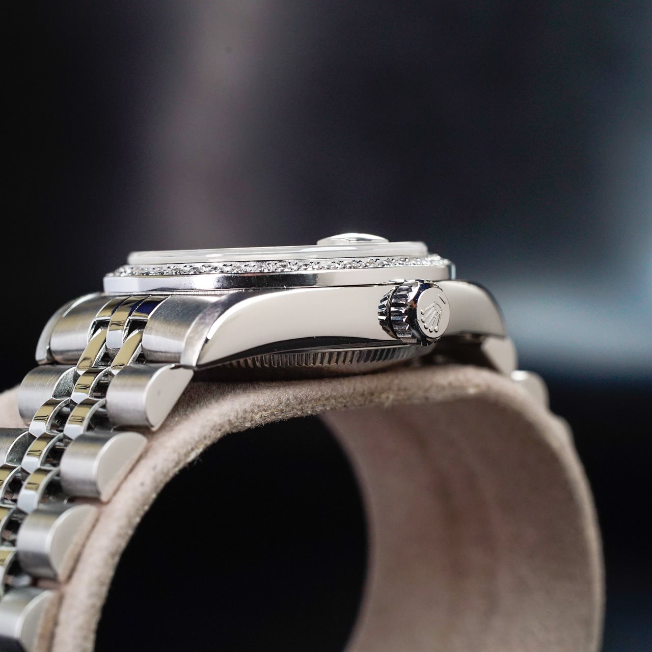Exel Watches Datejust 31 with natural diamonds customization 7