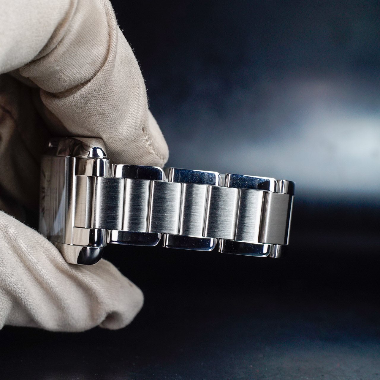 Cartier Tank Anglaise acier 9