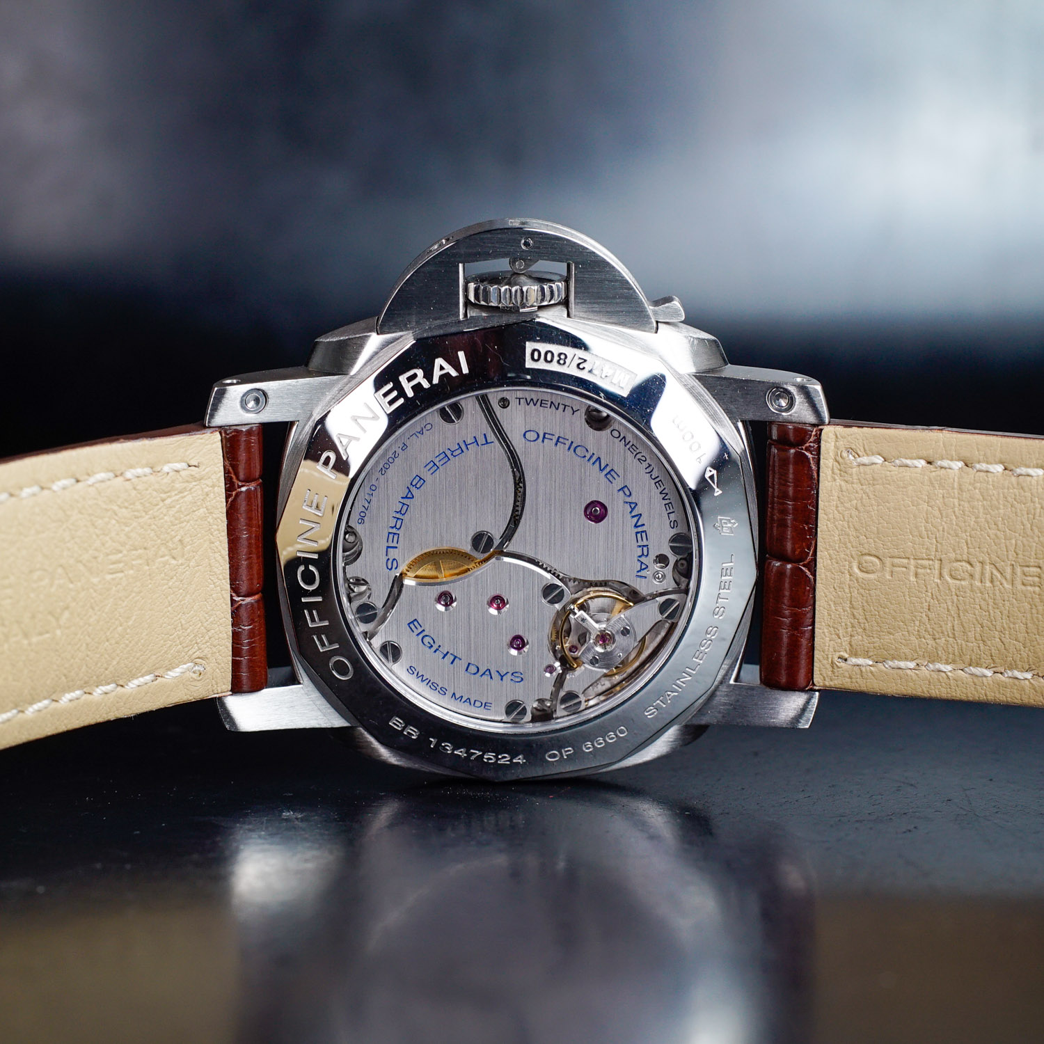 Panerai Luminor 1950 8 Days Gmt acier 9