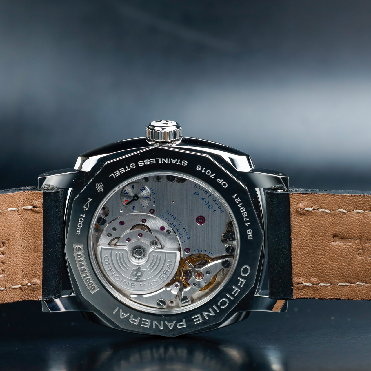 Exel Watches RADIOMIR 1940 3 DAYS GMT AUTOMATIC STEEL 9