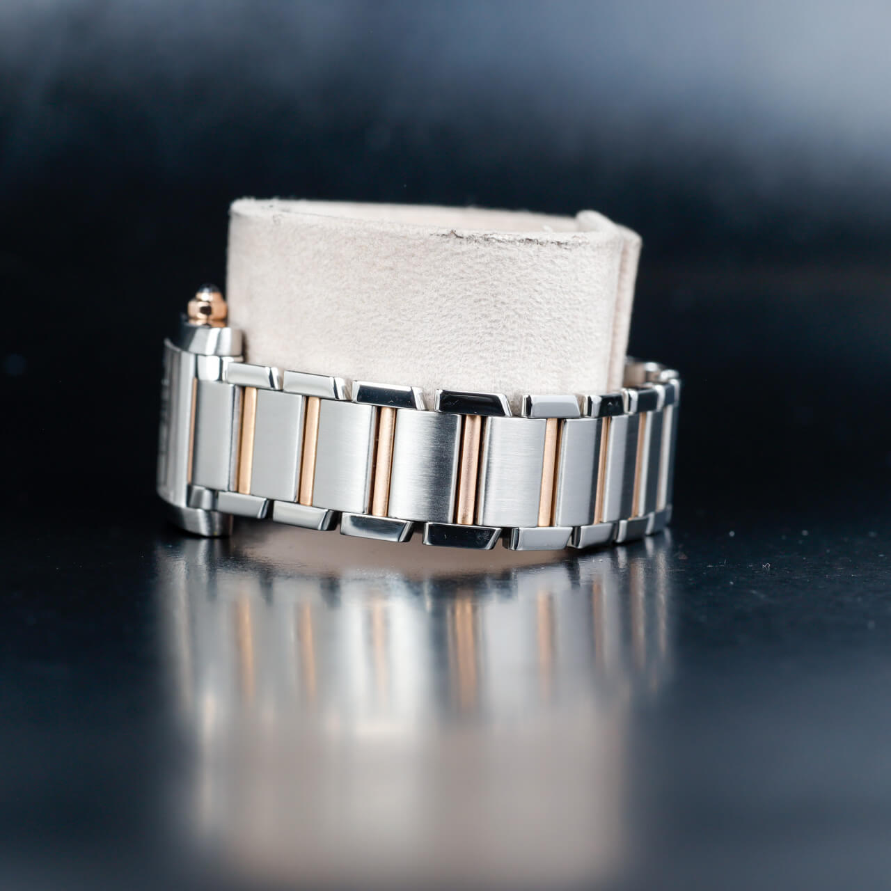 Cartier Tank Française steel/pink gold 3