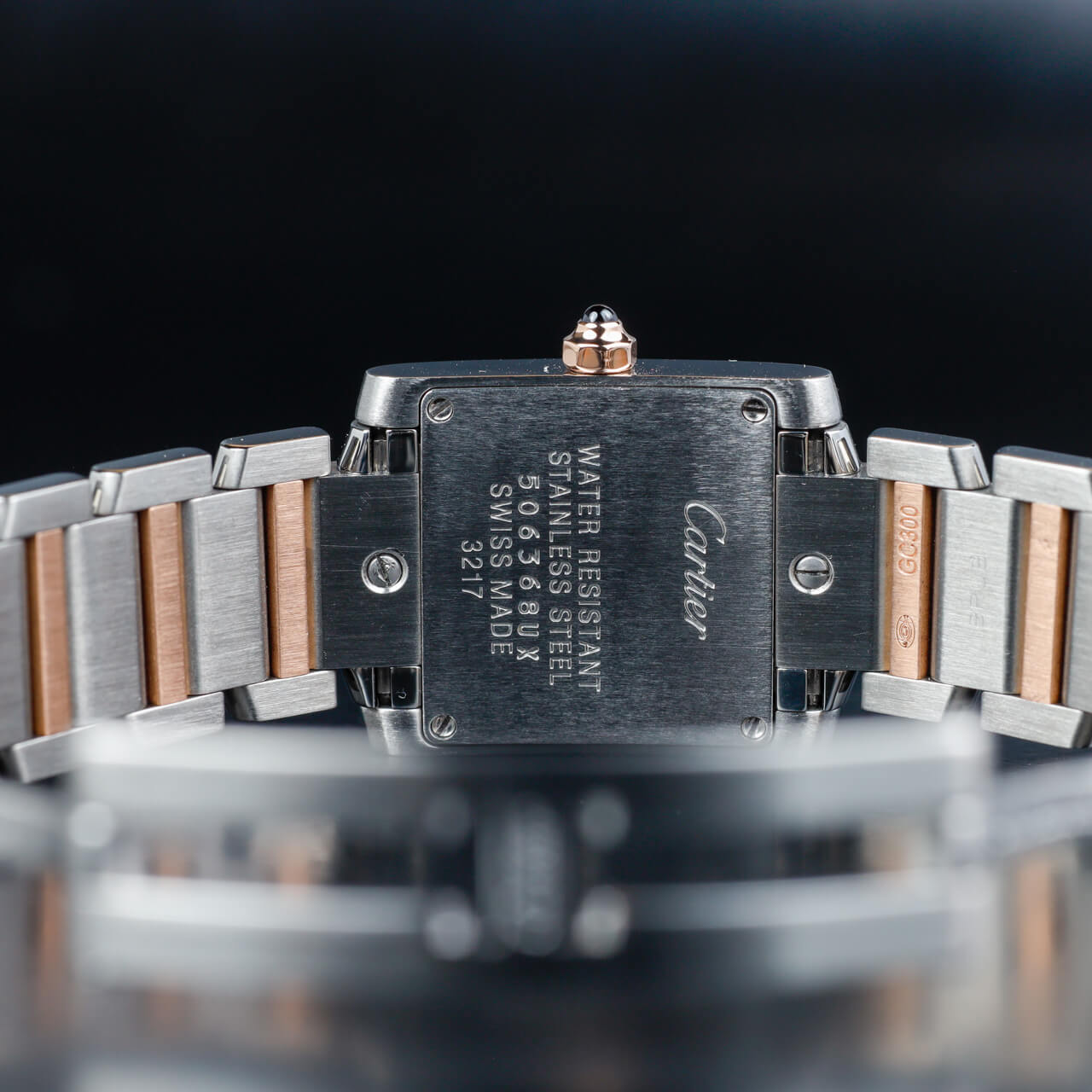 Cartier Tank Française steel/pink gold 11