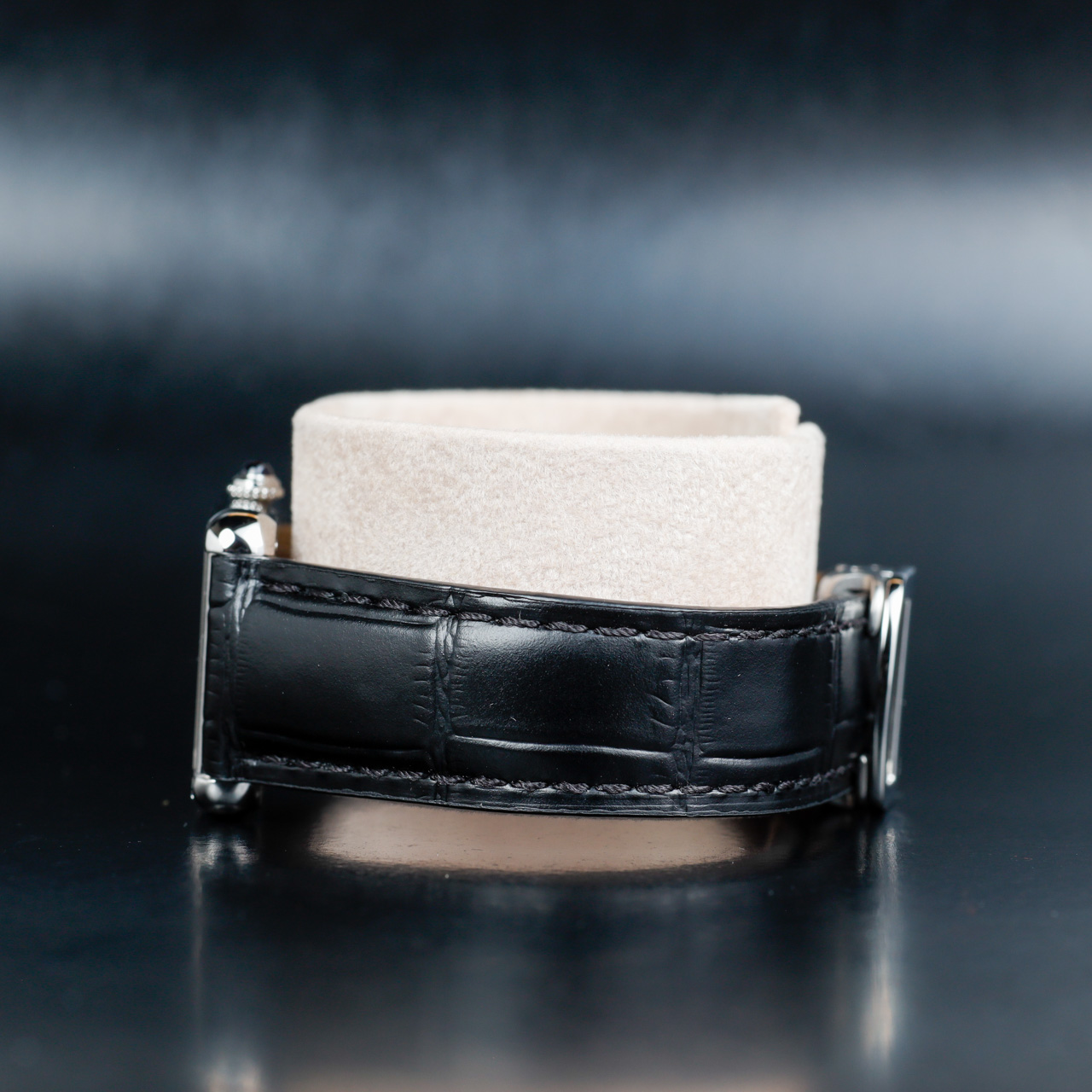 Cartier Tank Solo With Natural Diamonds Customization steel 3