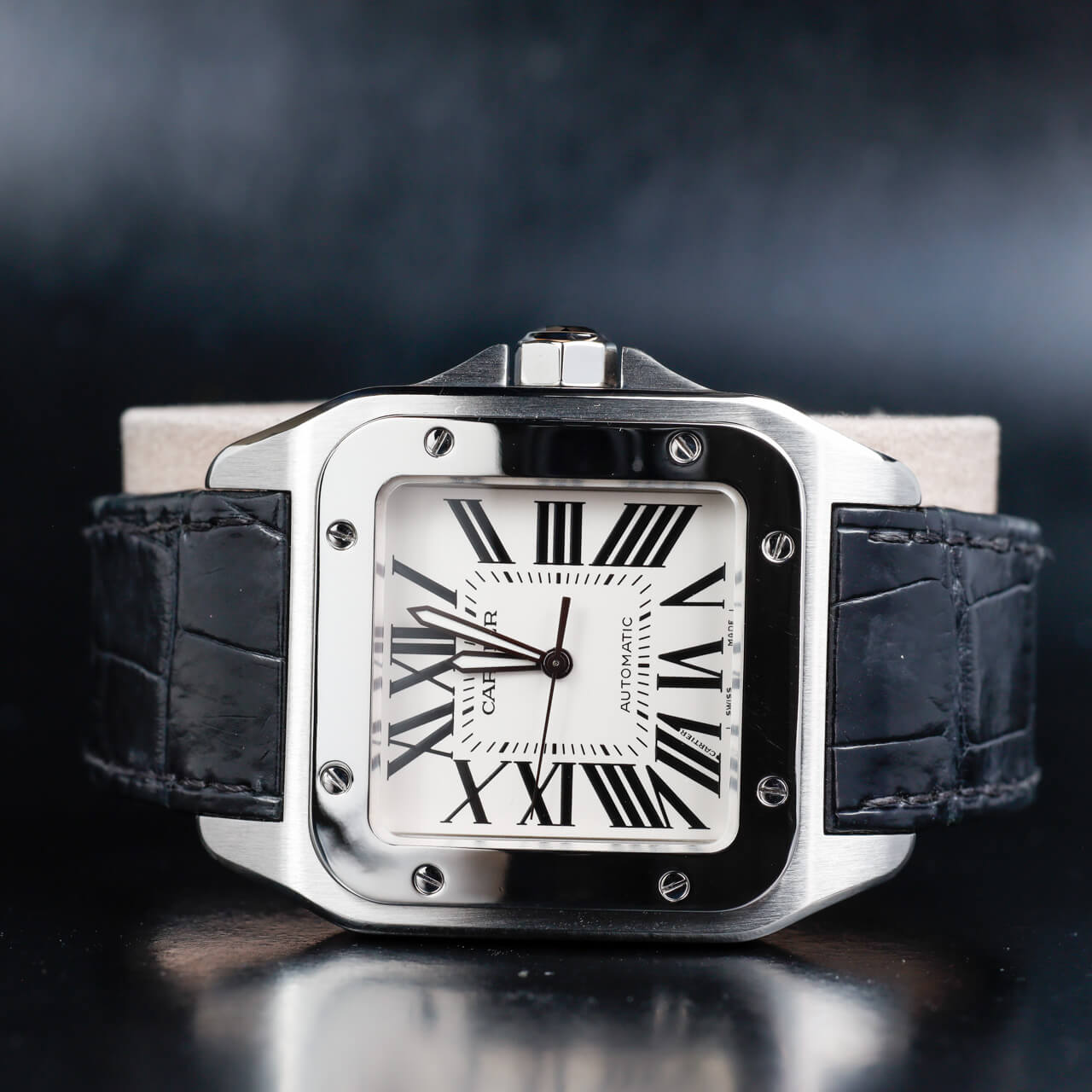 Cartier Santos 100 stahl 2