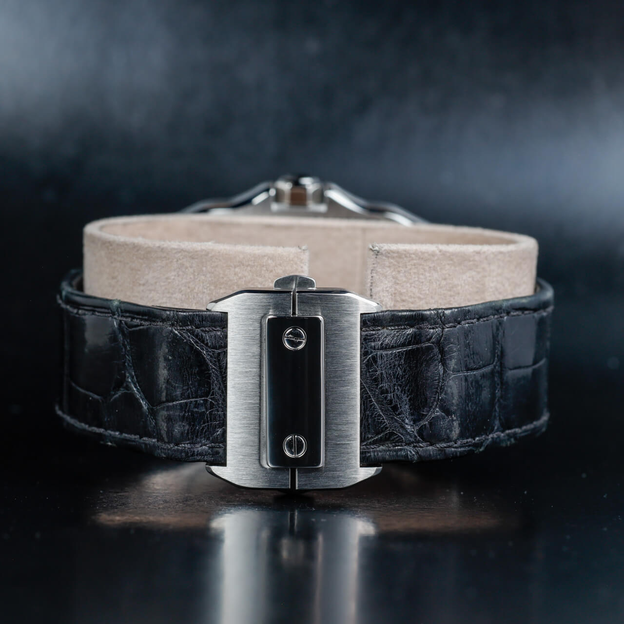 Cartier Santos 100 stahl 4
