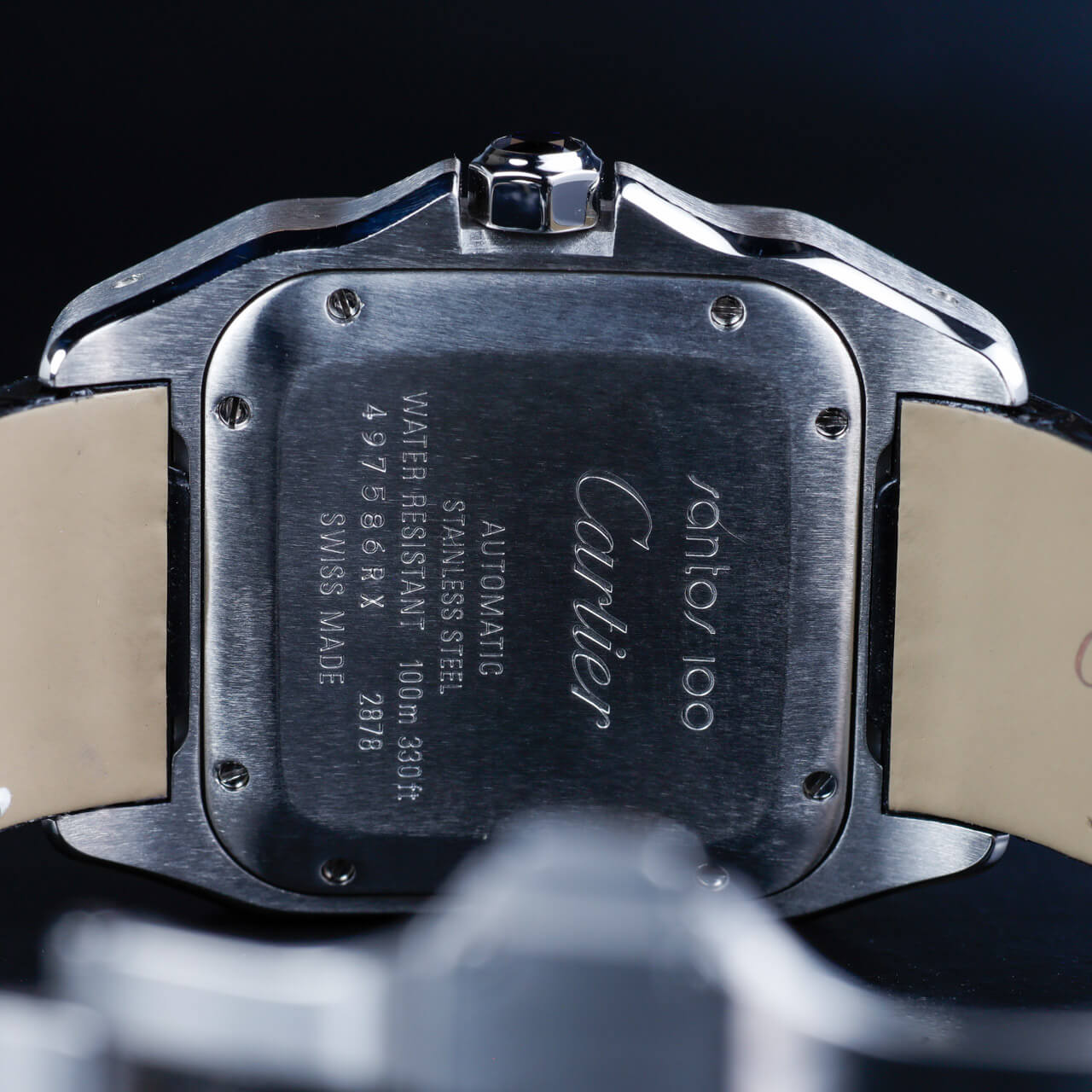 Cartier Santos 100 stahl 9