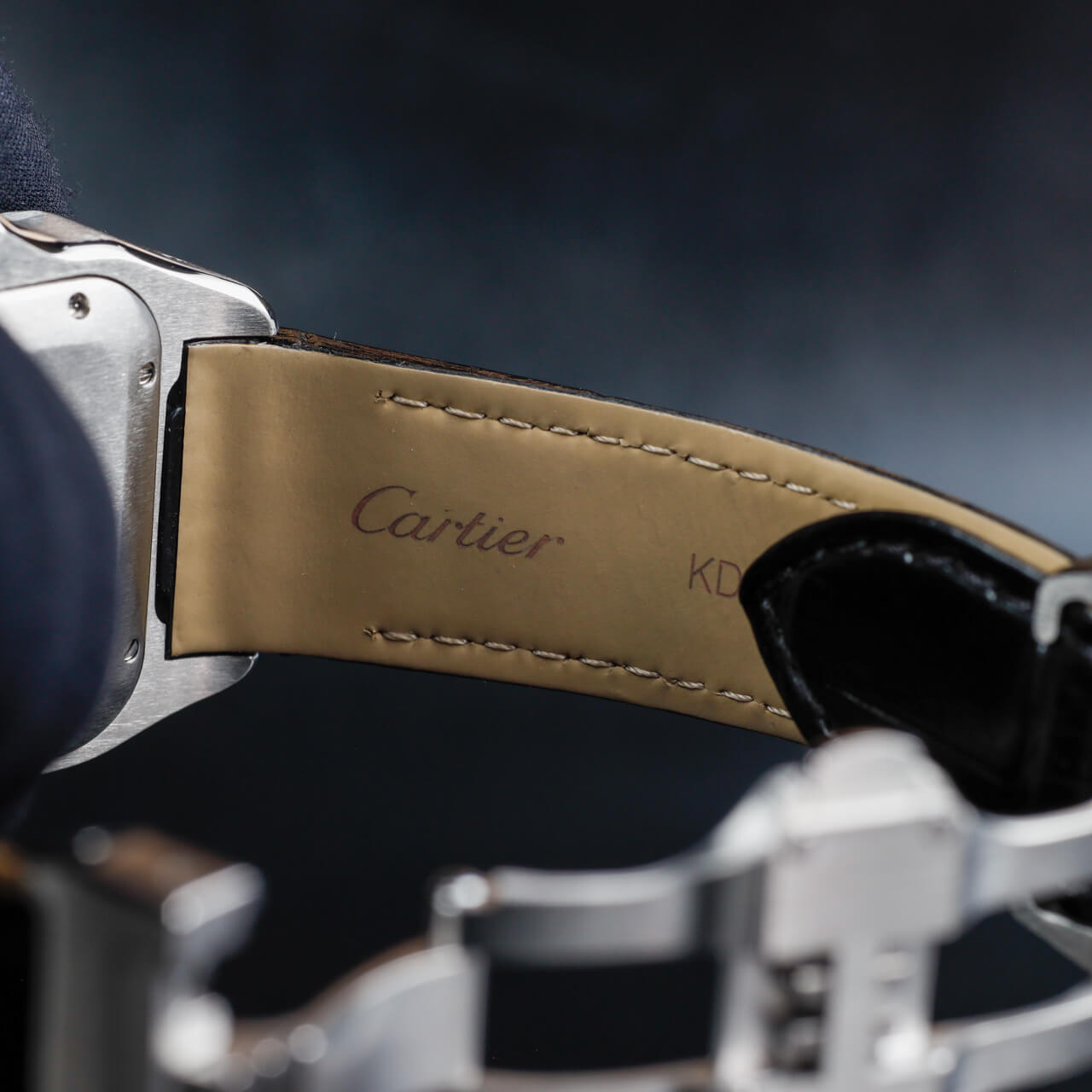 Cartier Santos 100 stahl 11