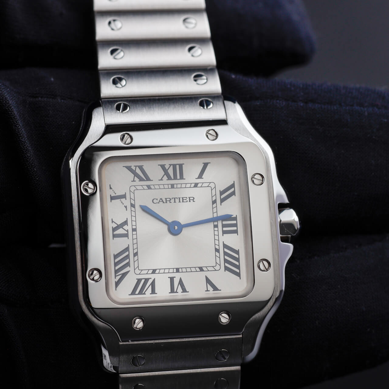 Cartier Santos acciaio 10