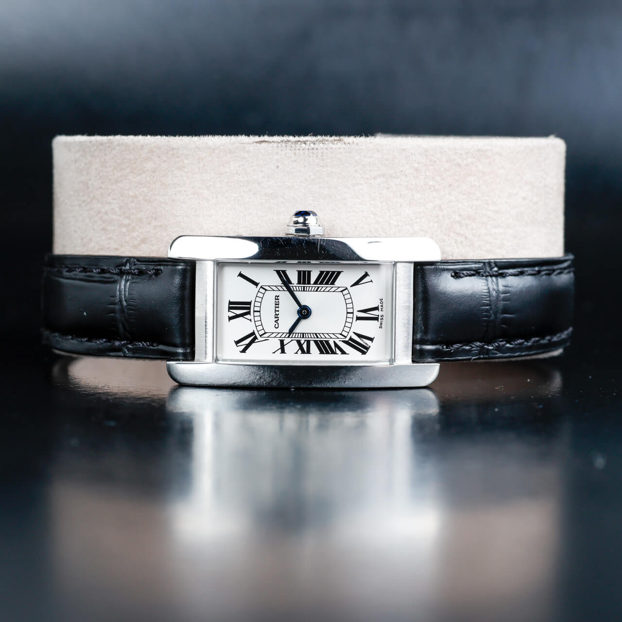 Cartier Tank Amèricaine stahl 2