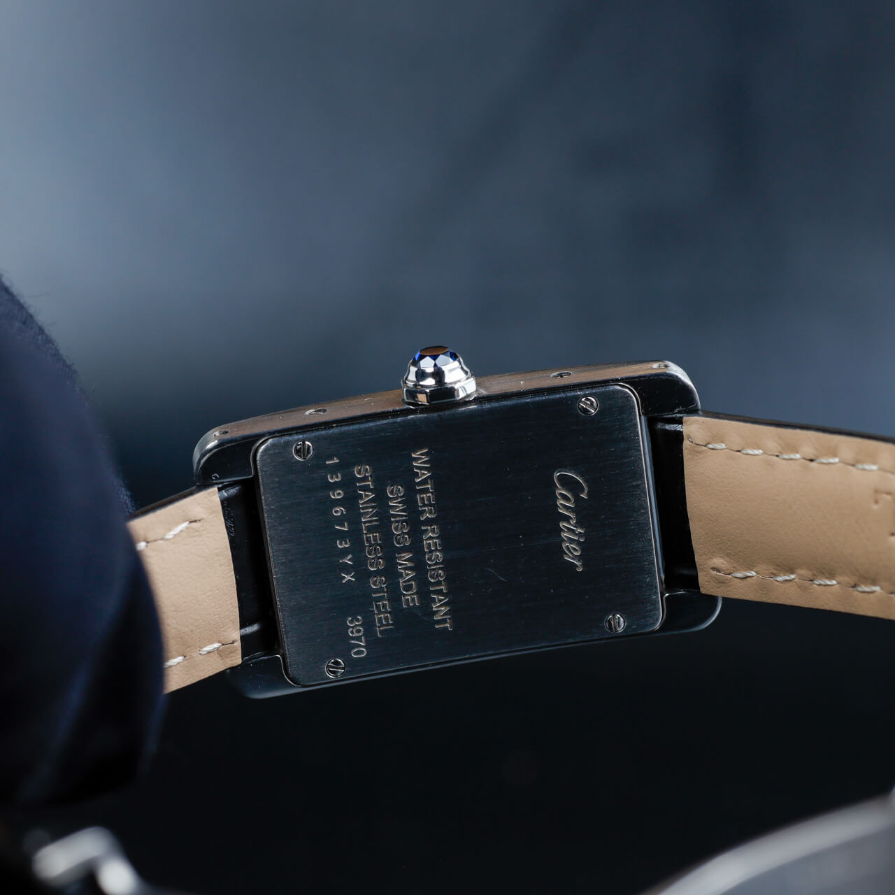 Cartier Tank Amèricaine stahl 9