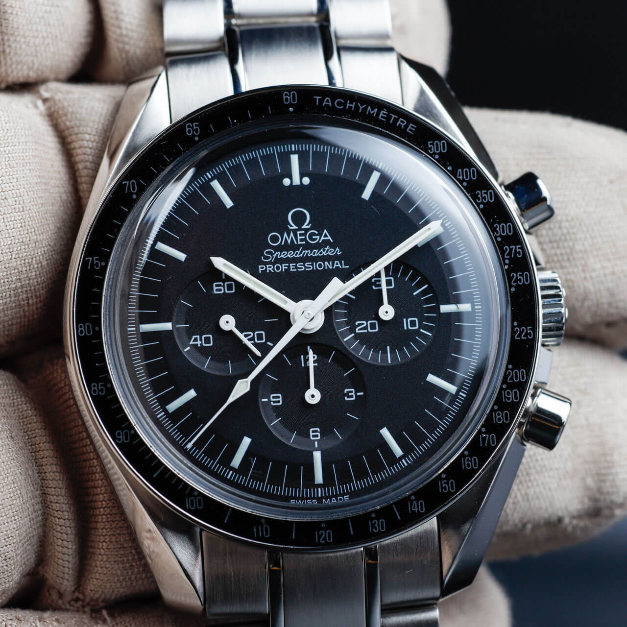 Omega Speedmaster Professional Moonwatch acciaio 9