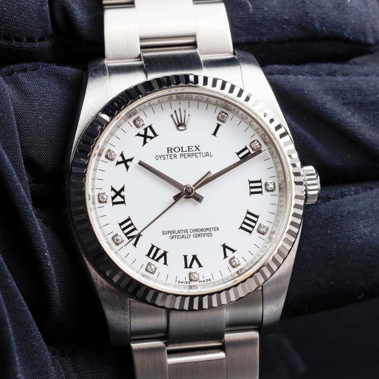 Rolex Oyster Perpetual 36 stahl/weißgold 11