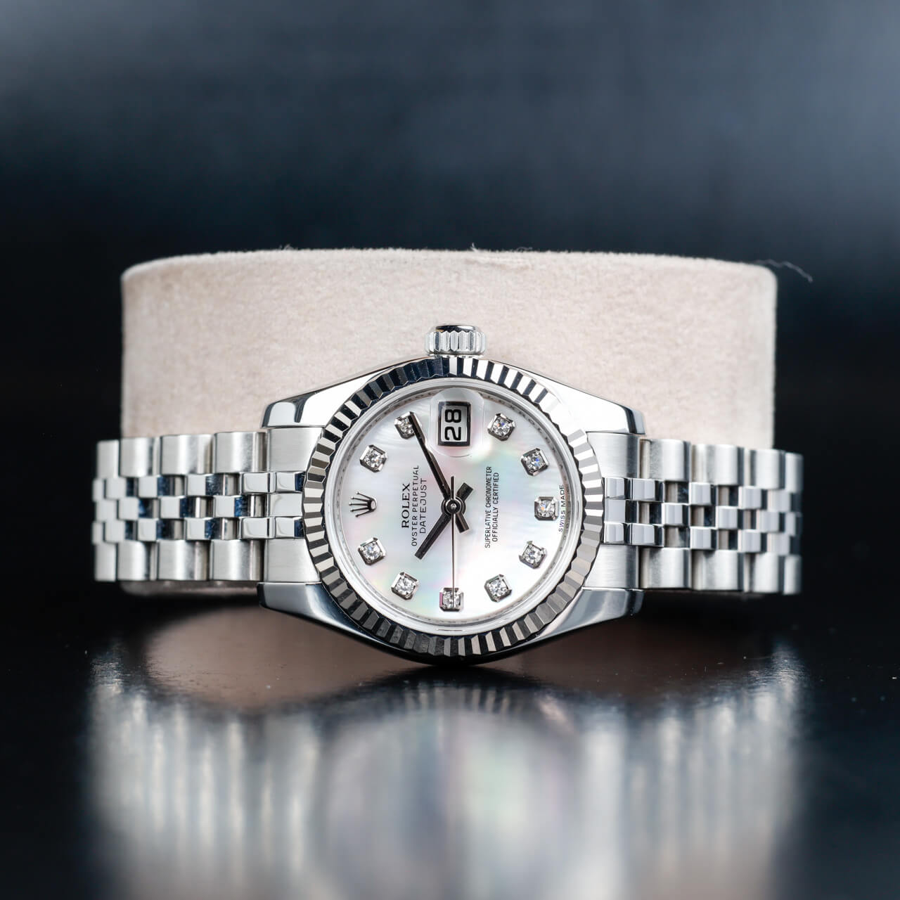 Rolex Lady-datejust 26 acier/or blanc 2