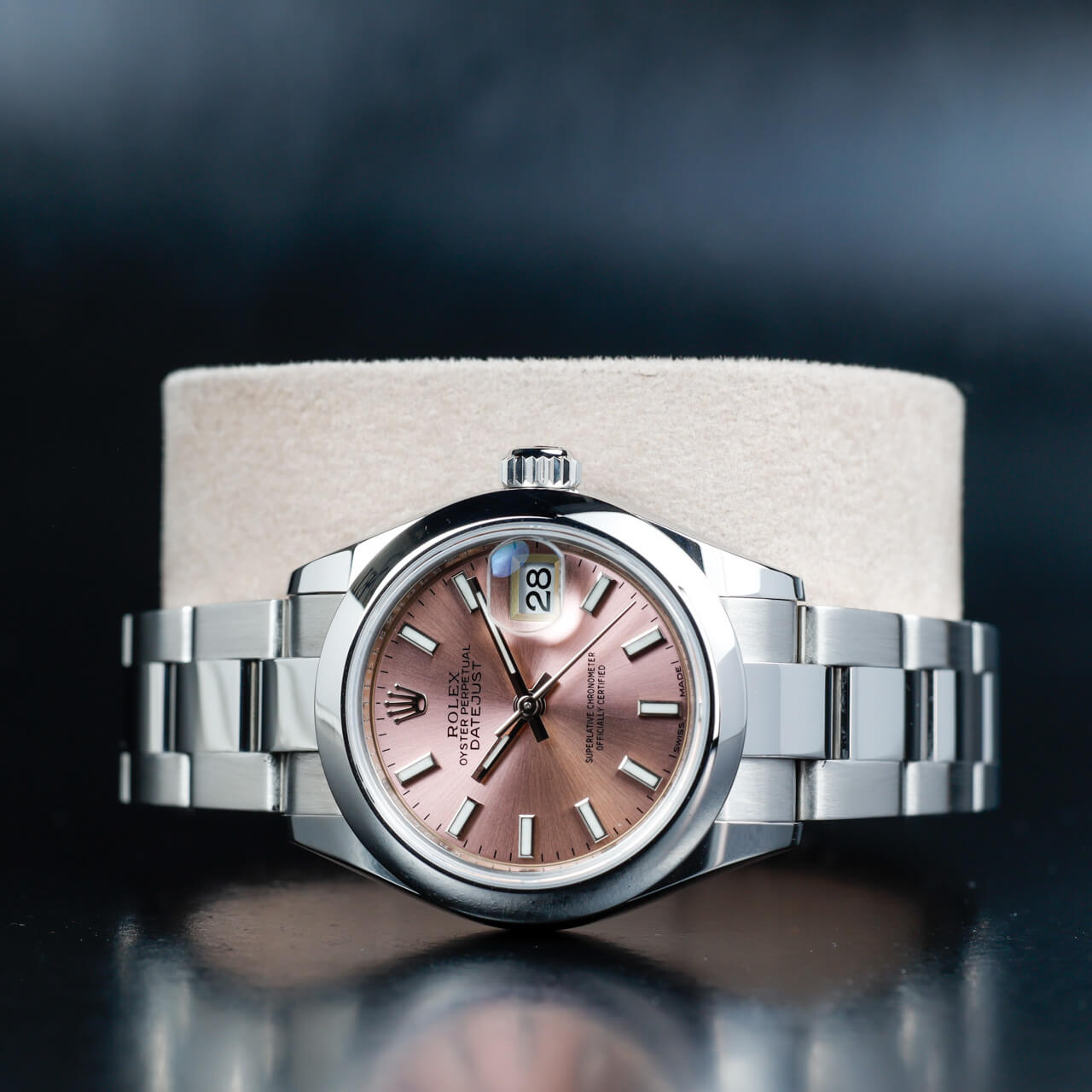 Rolex Lady-datejust 28 acier 2