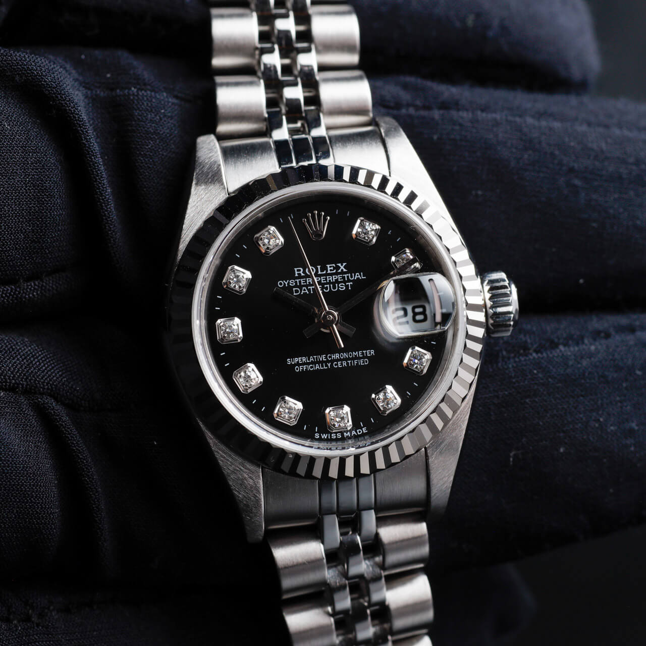 Rolex Lady-datejust 26 acciaio/oro bianco 10
