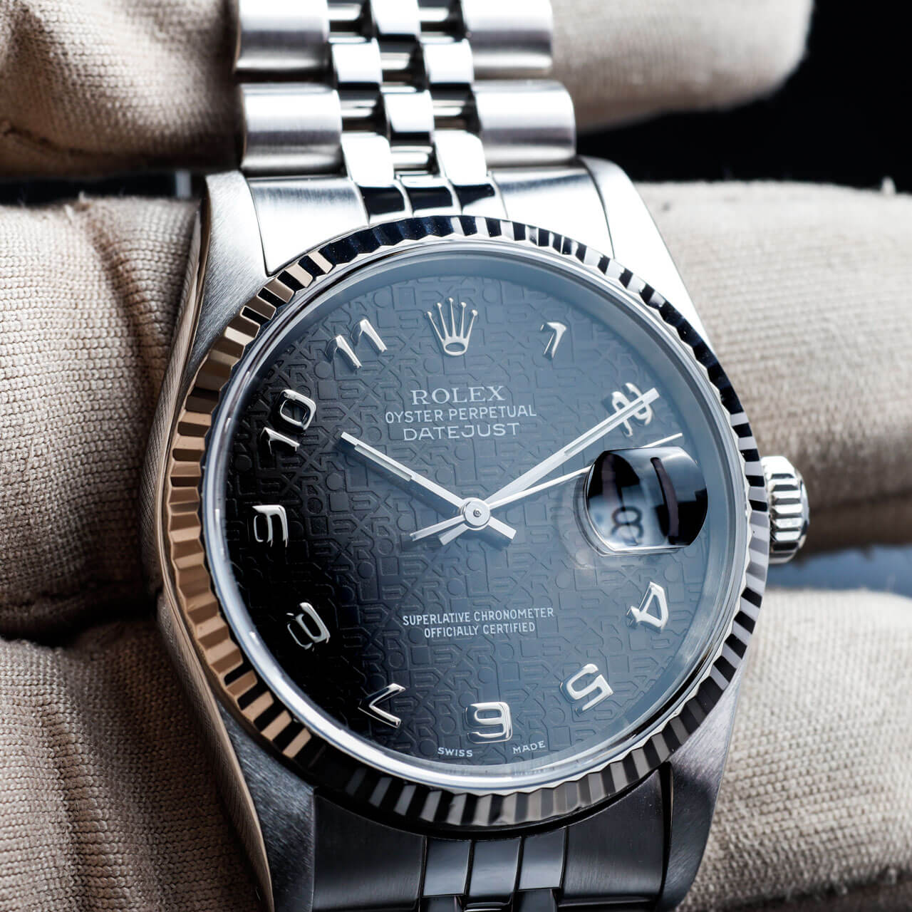 Rolex Datejust 36 stahl/weißgold 10