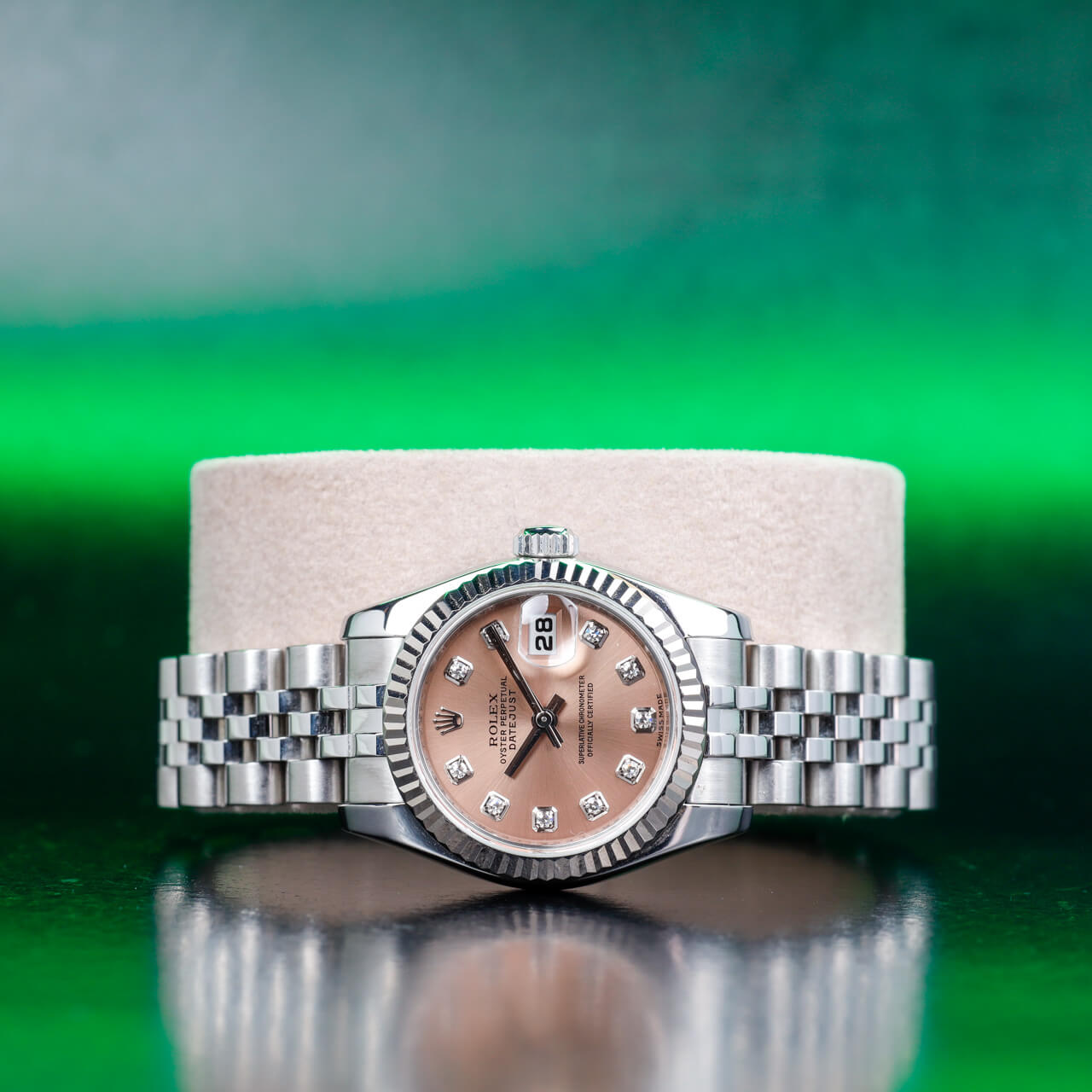 Rolex Lady-datejust 26 stahl/weißgold