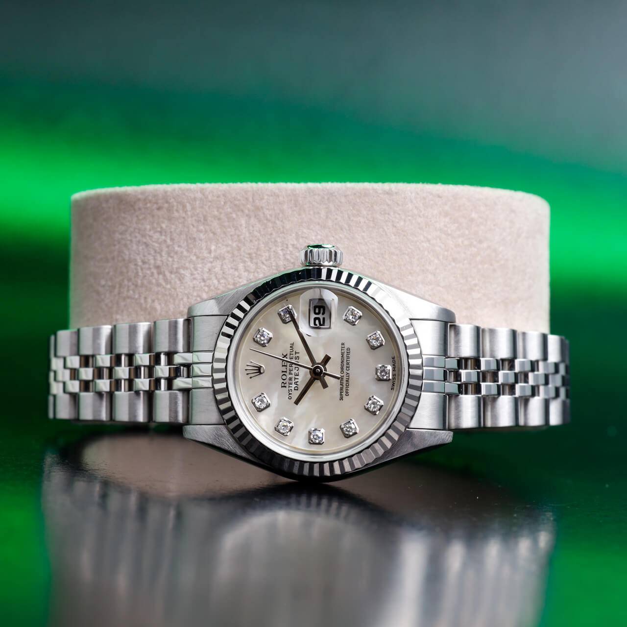 Rolex Lady-datejust 26 acciaio/oro bianco