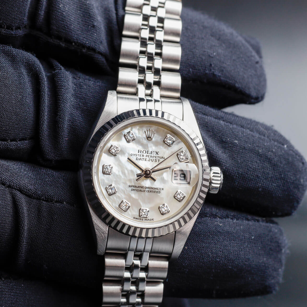 Rolex Lady-datejust 26 stahl/weißgold 8