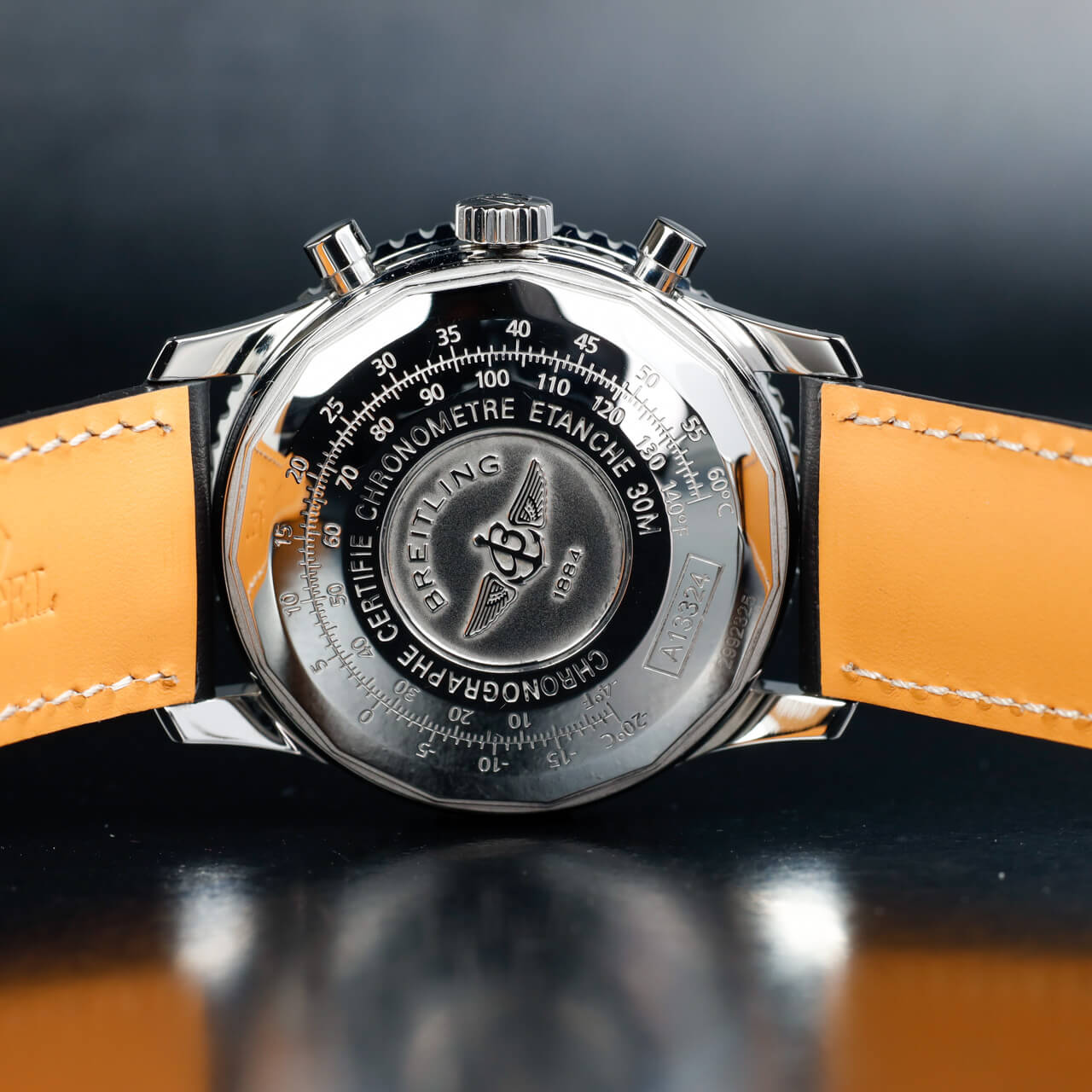 Breitling Navitimer 1 Cronografo 41mm – Quadrante Blu, Acciaio, Cinturino Pelle Nera – Orologio Di Lusso