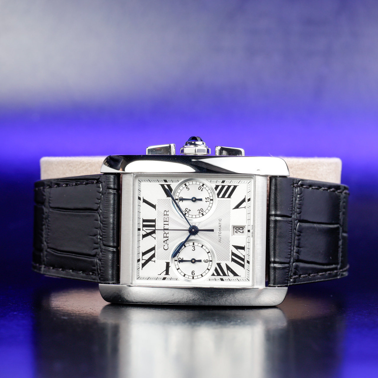 Cartier Tank Mc Chronograph acciaio