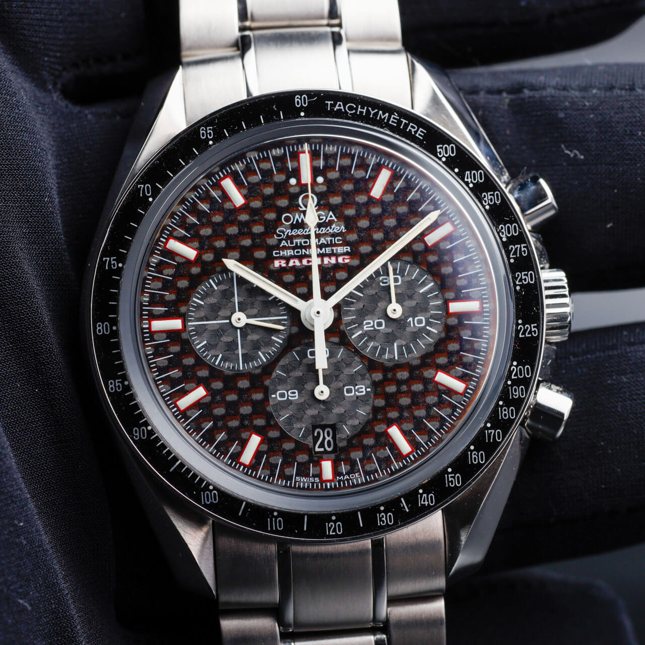 Oméga Speedmaster Racing acier 10