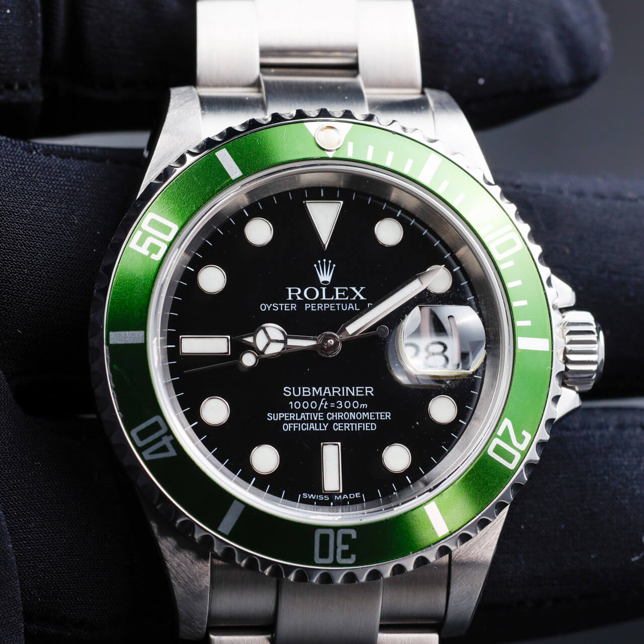 Rolex Submariner Datum kermit stahl 10