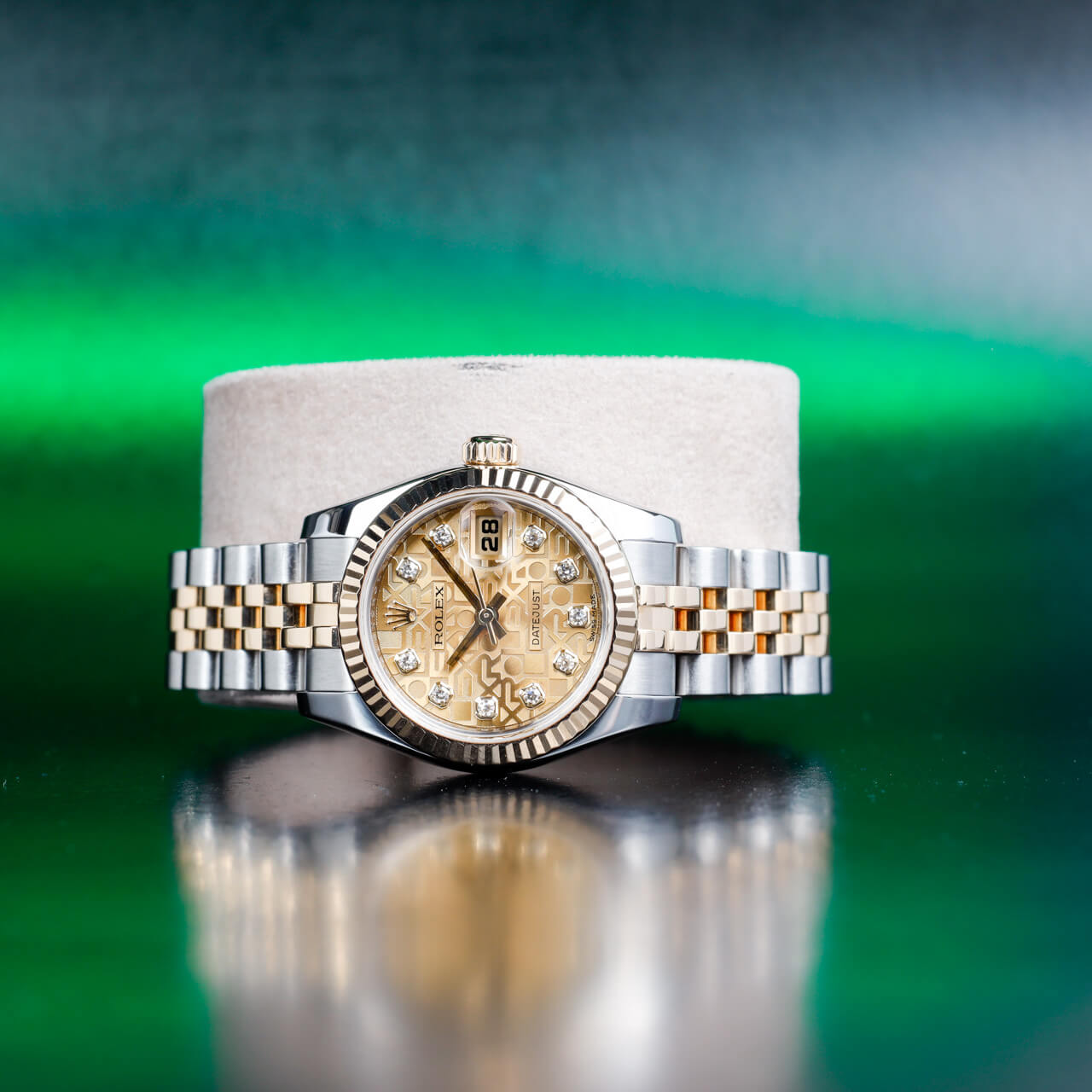 Rolex Lady-datejust 26 acier/or jaune
