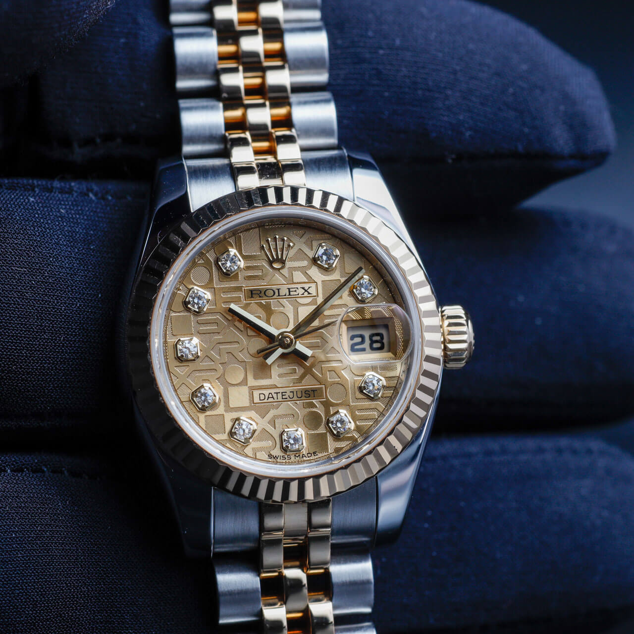 Rolex Lady-datejust 26 acier/or jaune 10