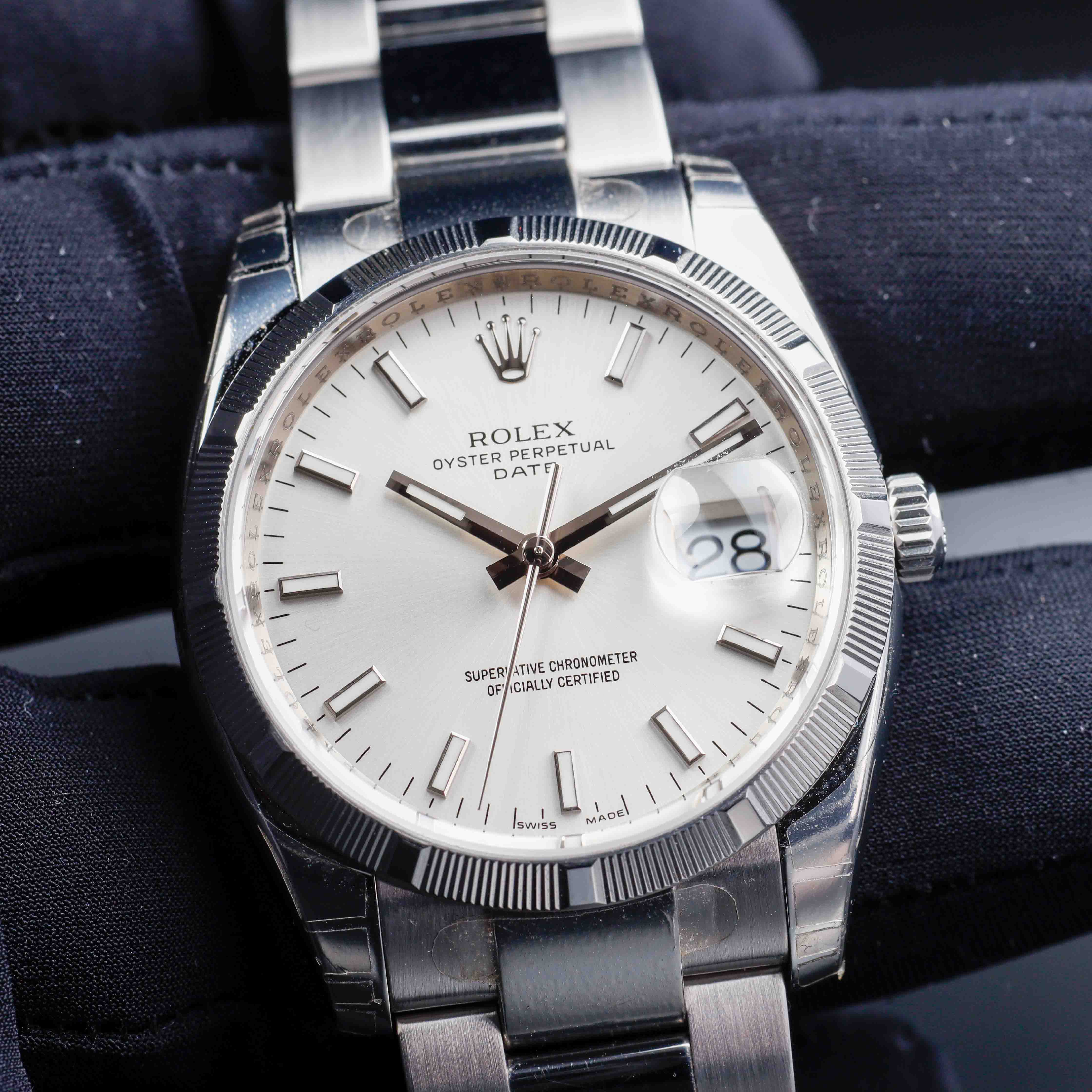 Rolex Oyster Perpetual Date 34 nos Zustand stahl 10