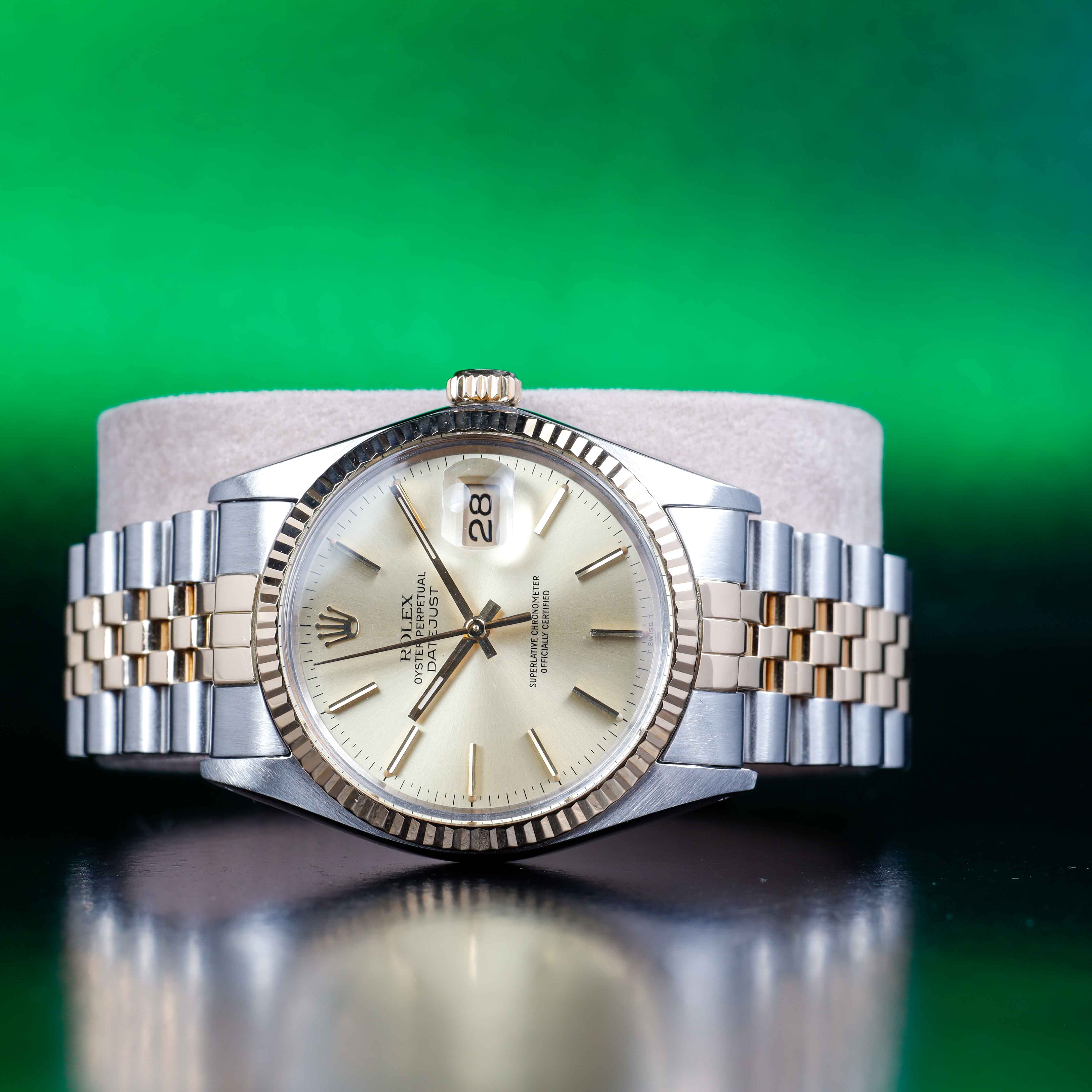 Rolex Datejust 36 1983 in steel/yellow gold - dial champagne - 107
