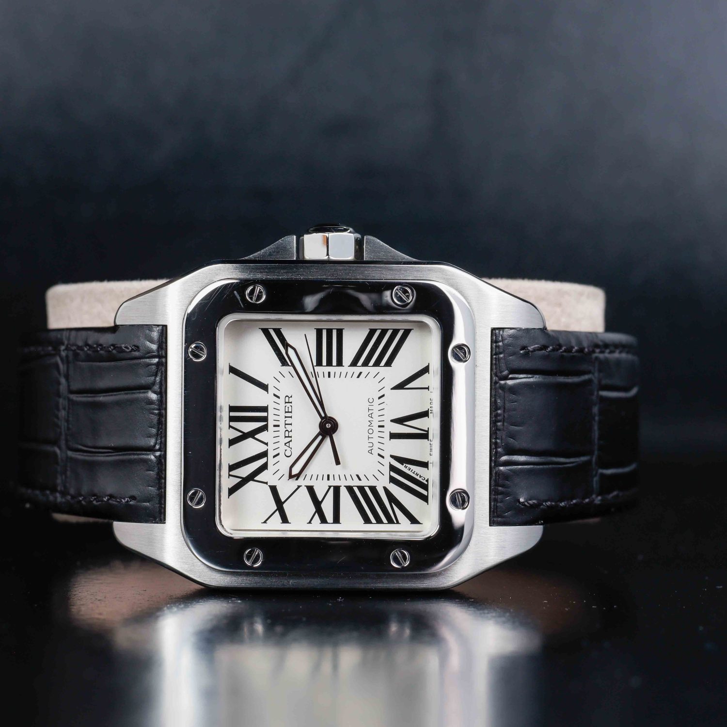 Cartier Santos 100 acier