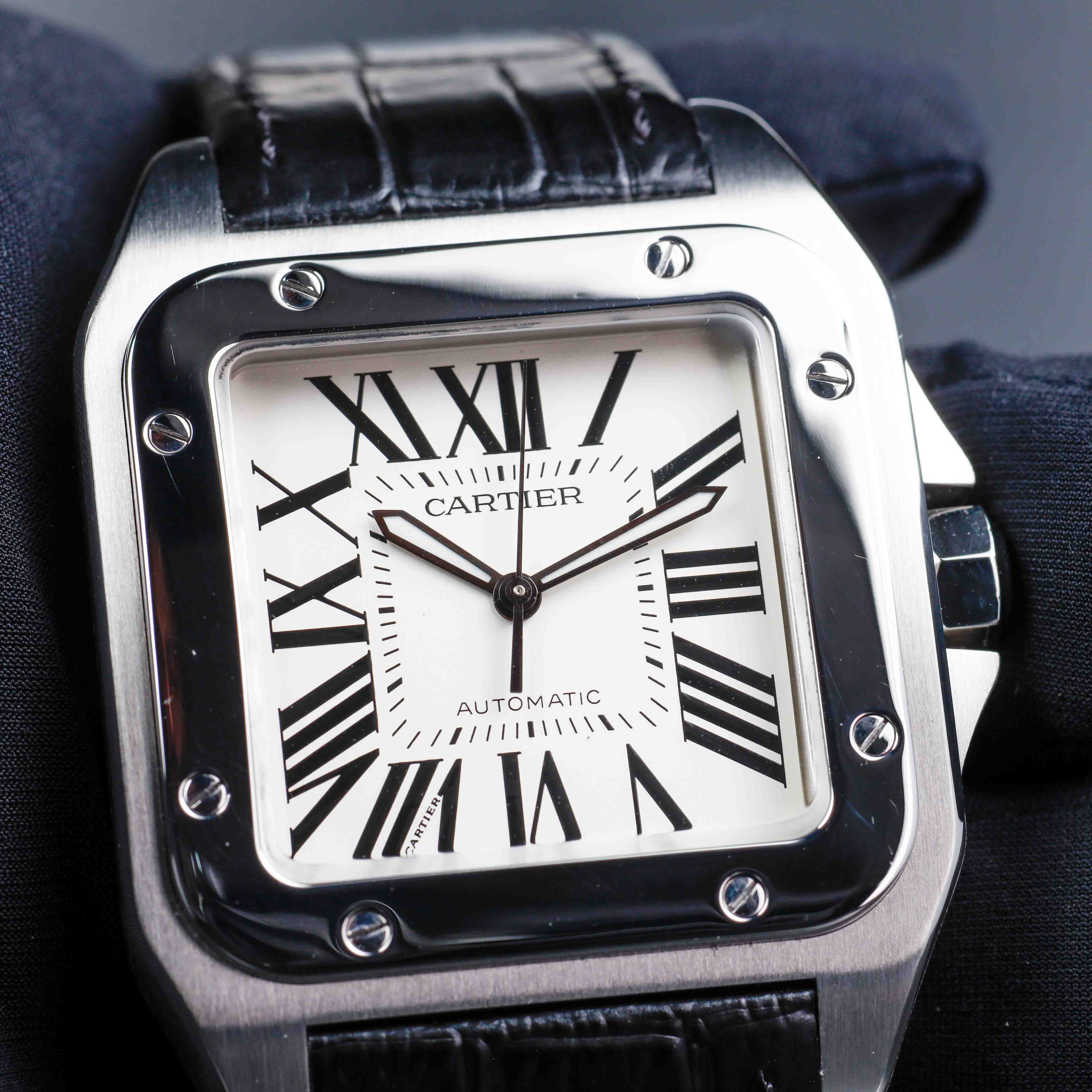 Cartier Santos 100 acciaio 8
