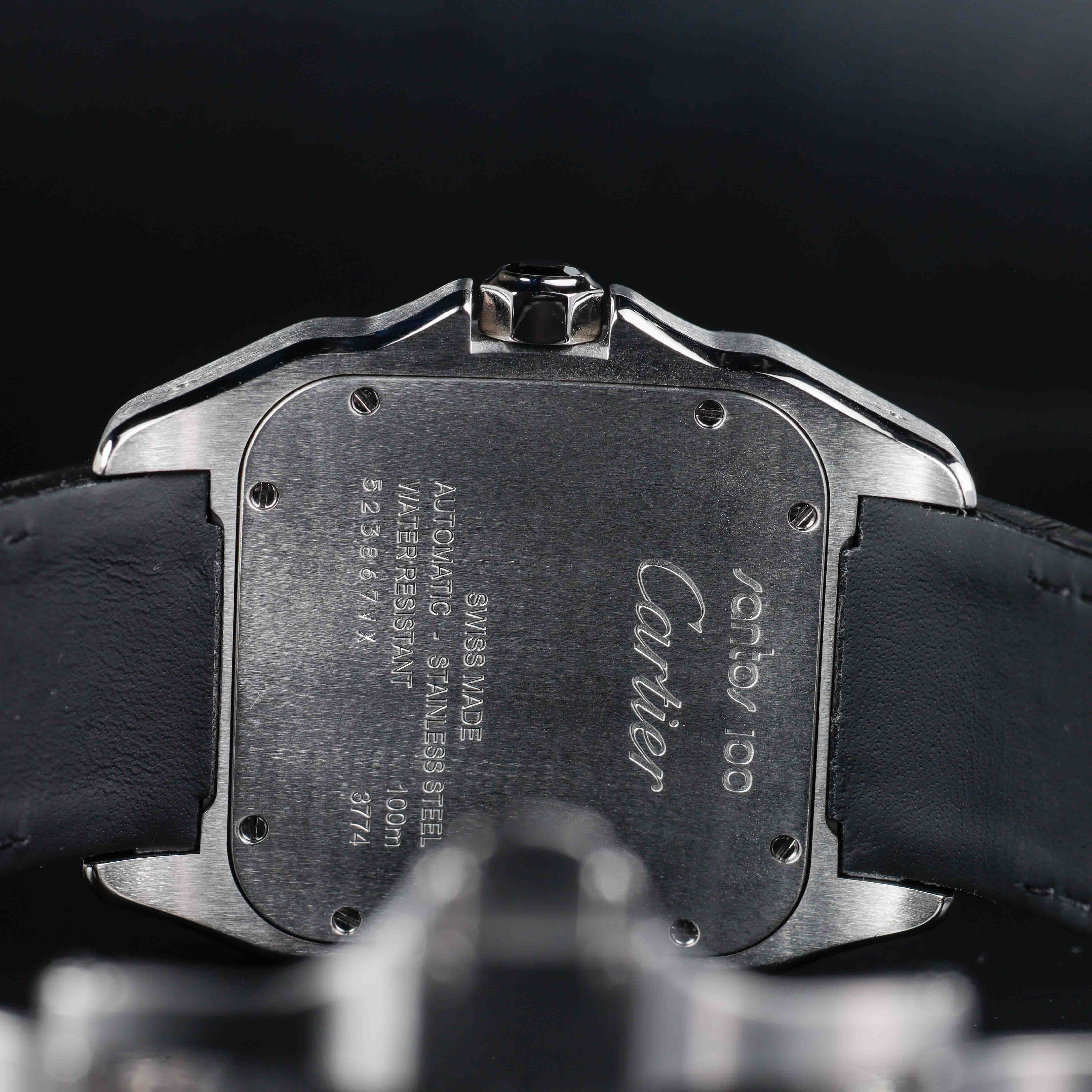 Cartier Santos 100 acciaio 9