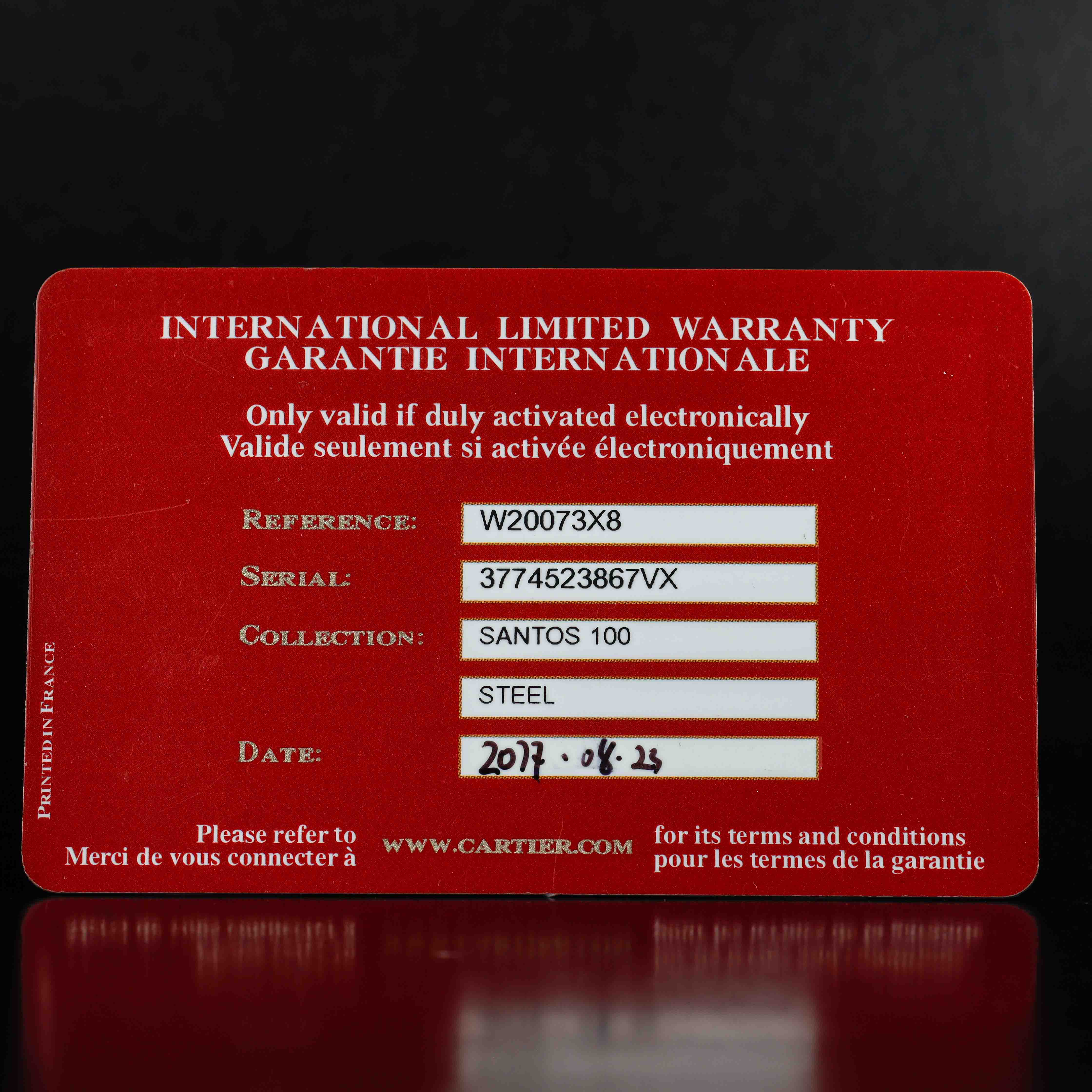 Cartier Santos 100 acciaio 12