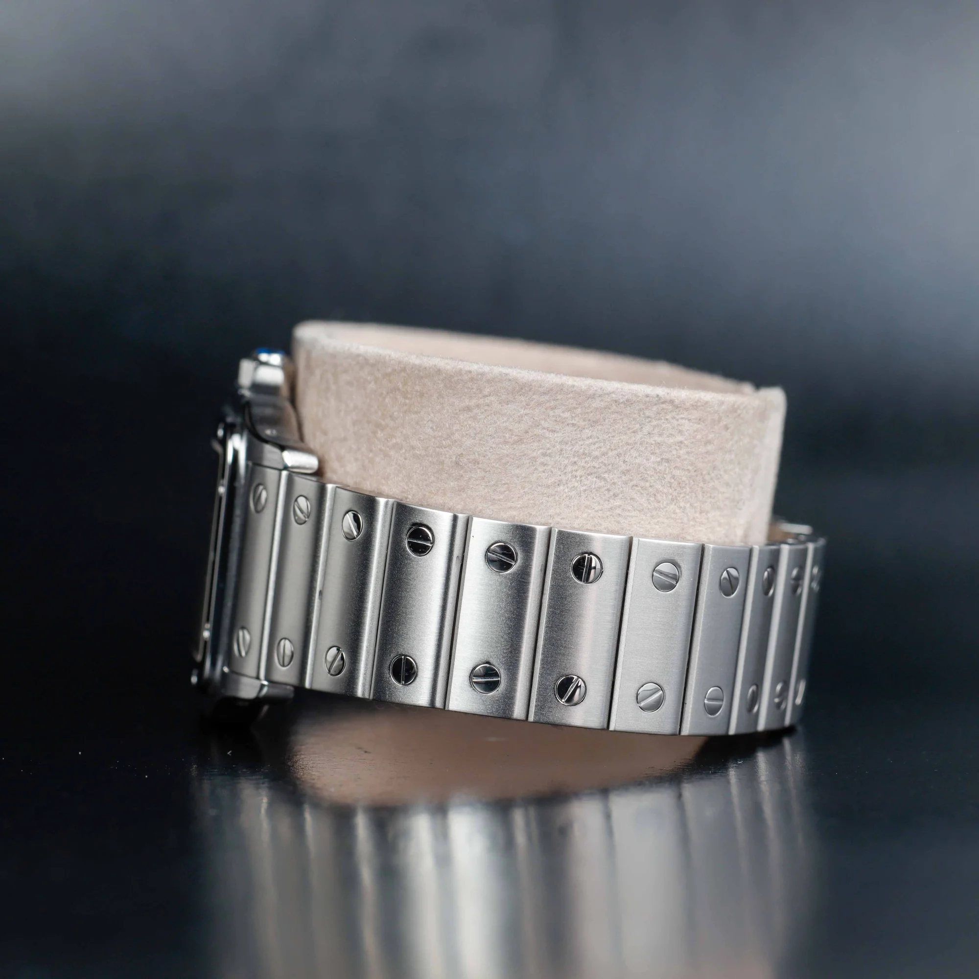 Cartier Santos Galbée stahl 3