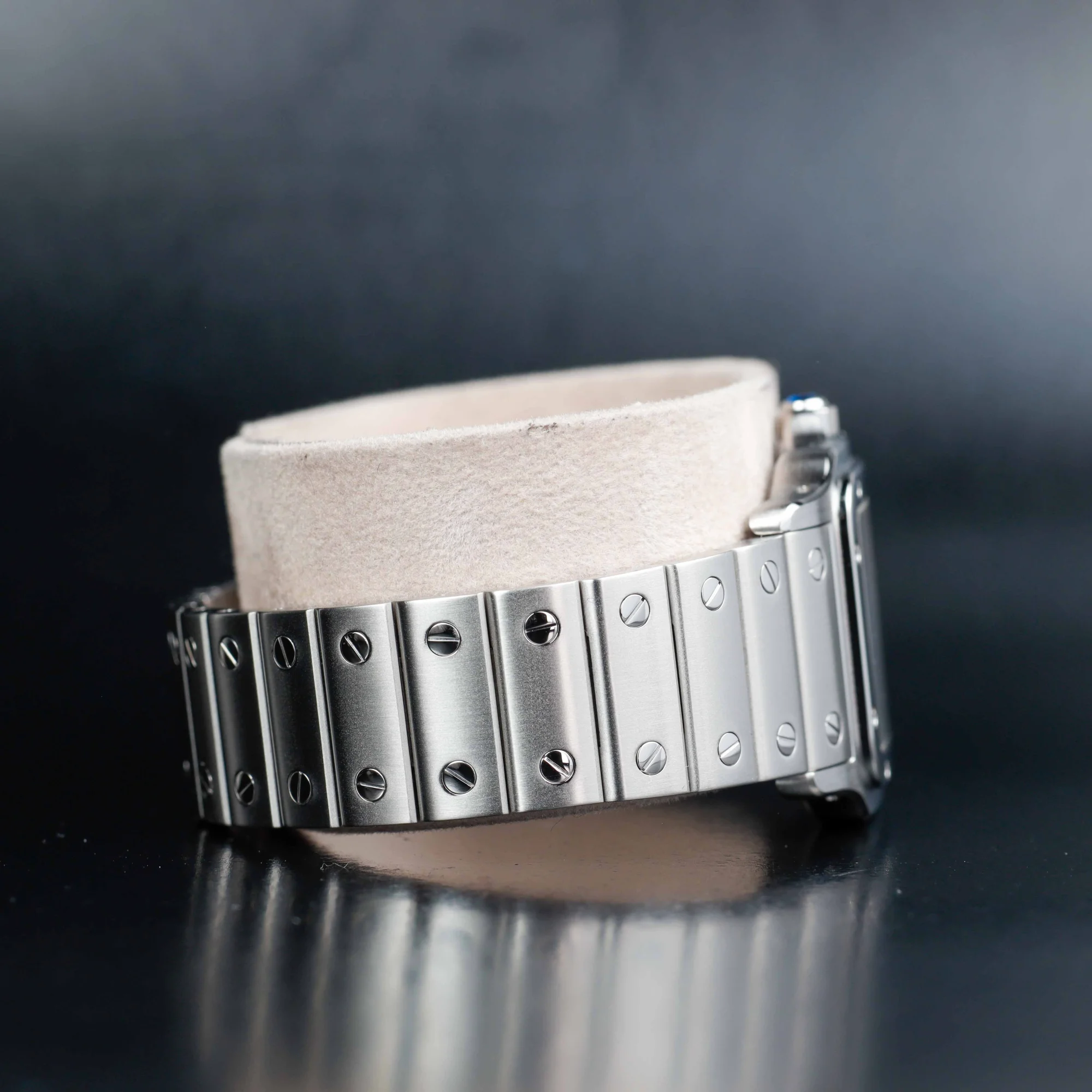 Cartier Santos Galbée stahl 5