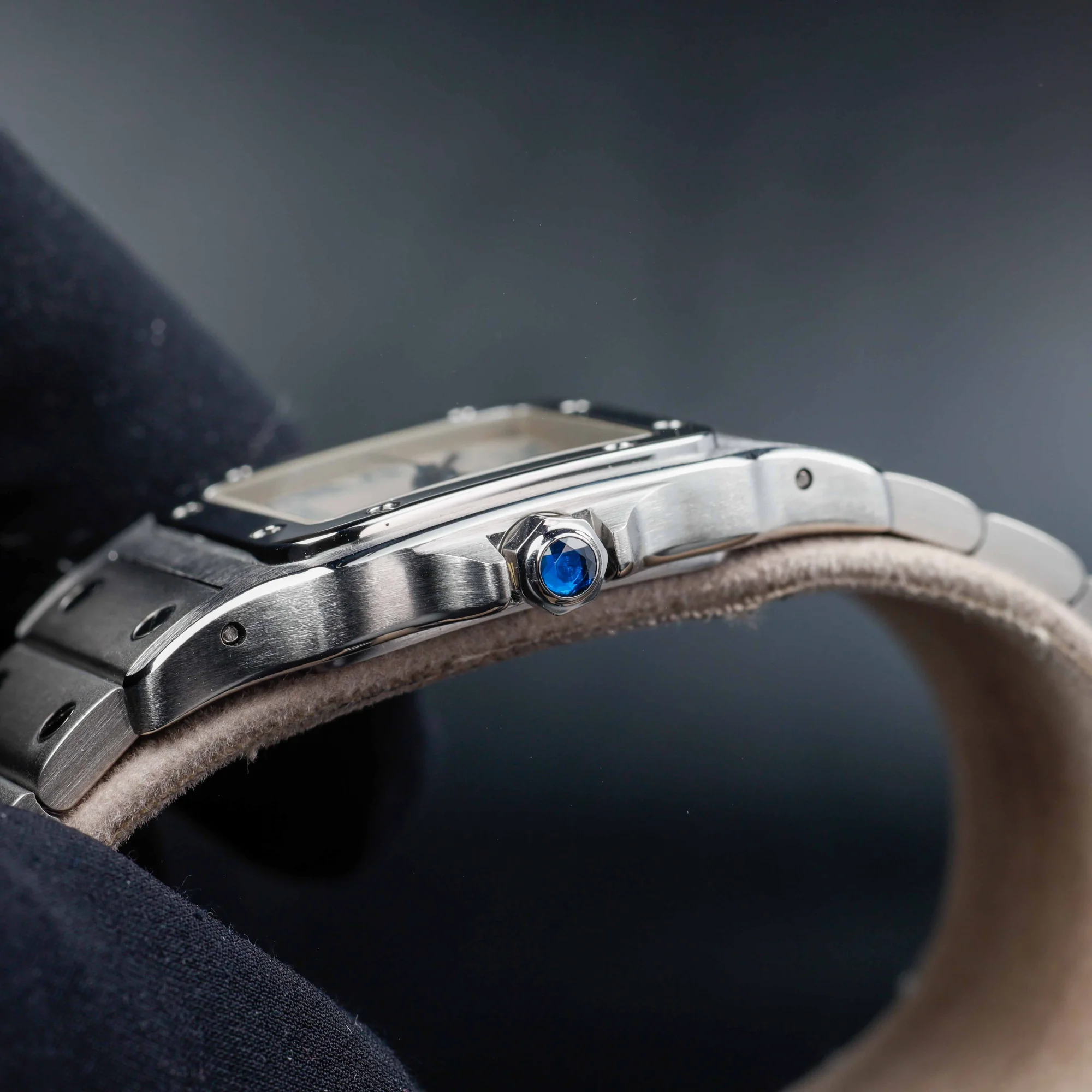 Cartier Santos Galbée stahl 7