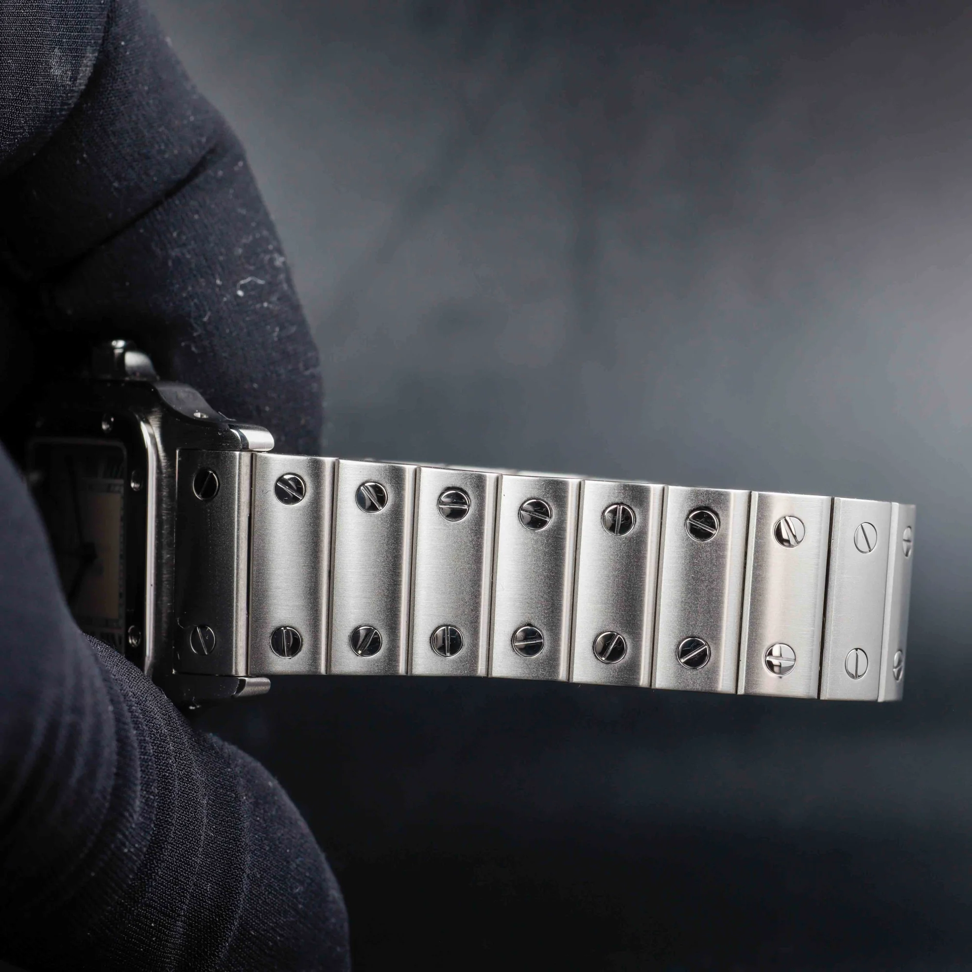 Cartier Santos Galbée stahl 9