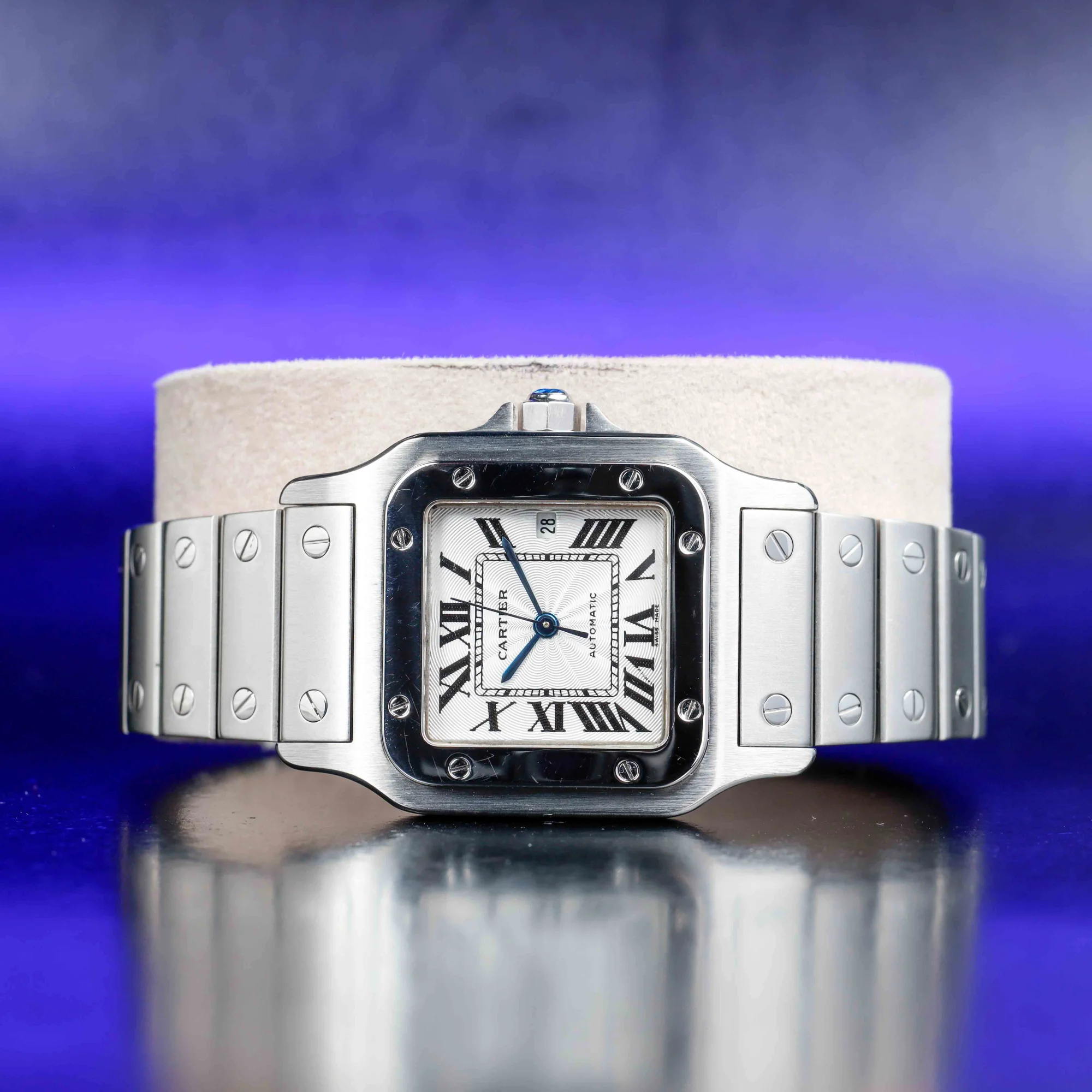 Cartier Santos Galbée acciaio