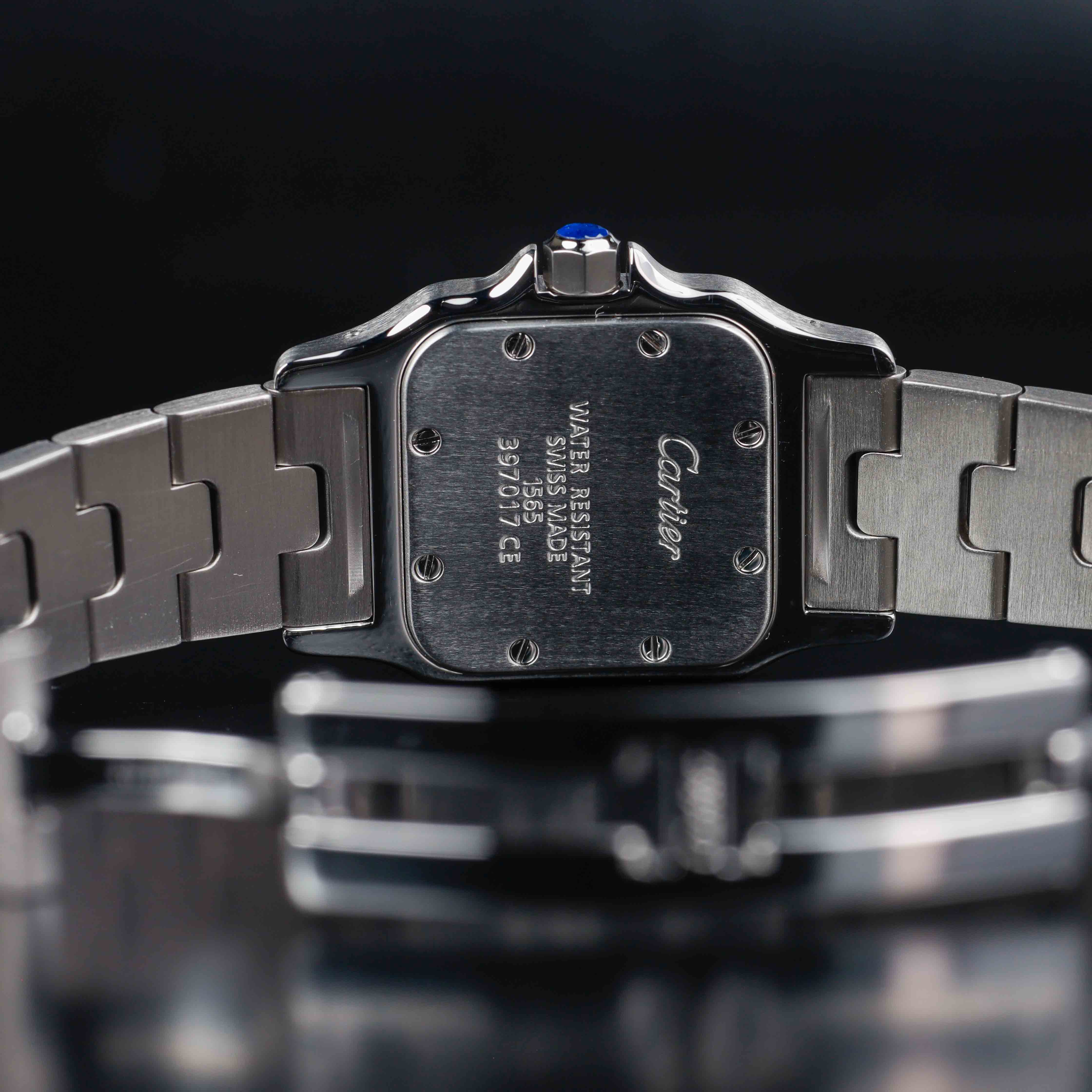 Cartier Santos GalbÉe With Natural Diamonds Customization acciaio 11