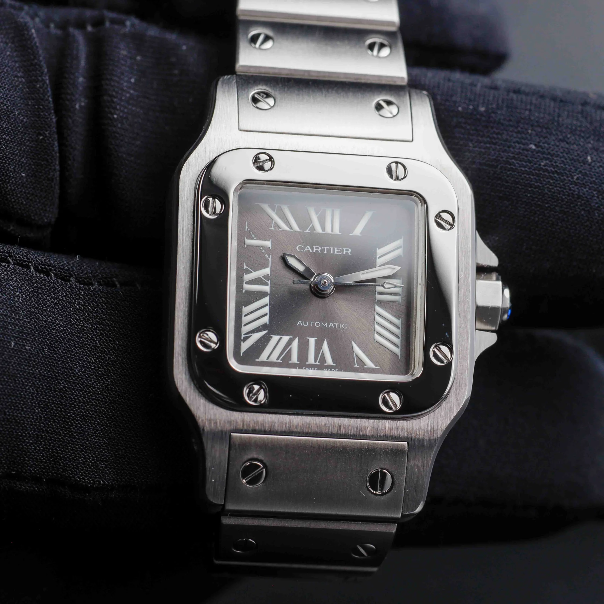 Cartier Santos GalbÉe acier 11
