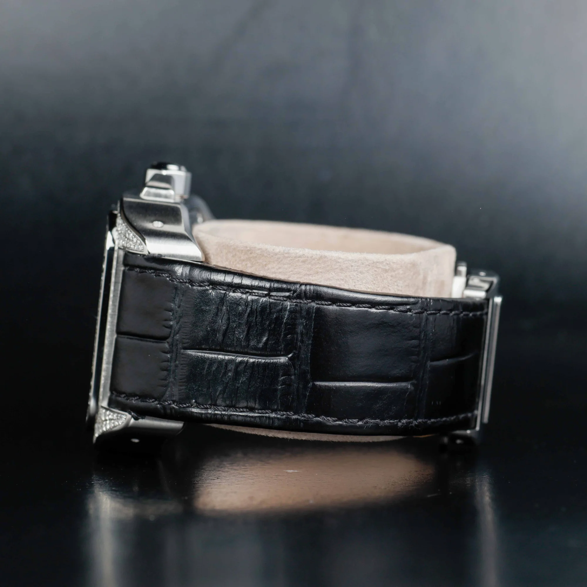 Cartier Santos 100 Xl Chronograph Mit Natürlichen Diamanten Personalisierung stahl 3