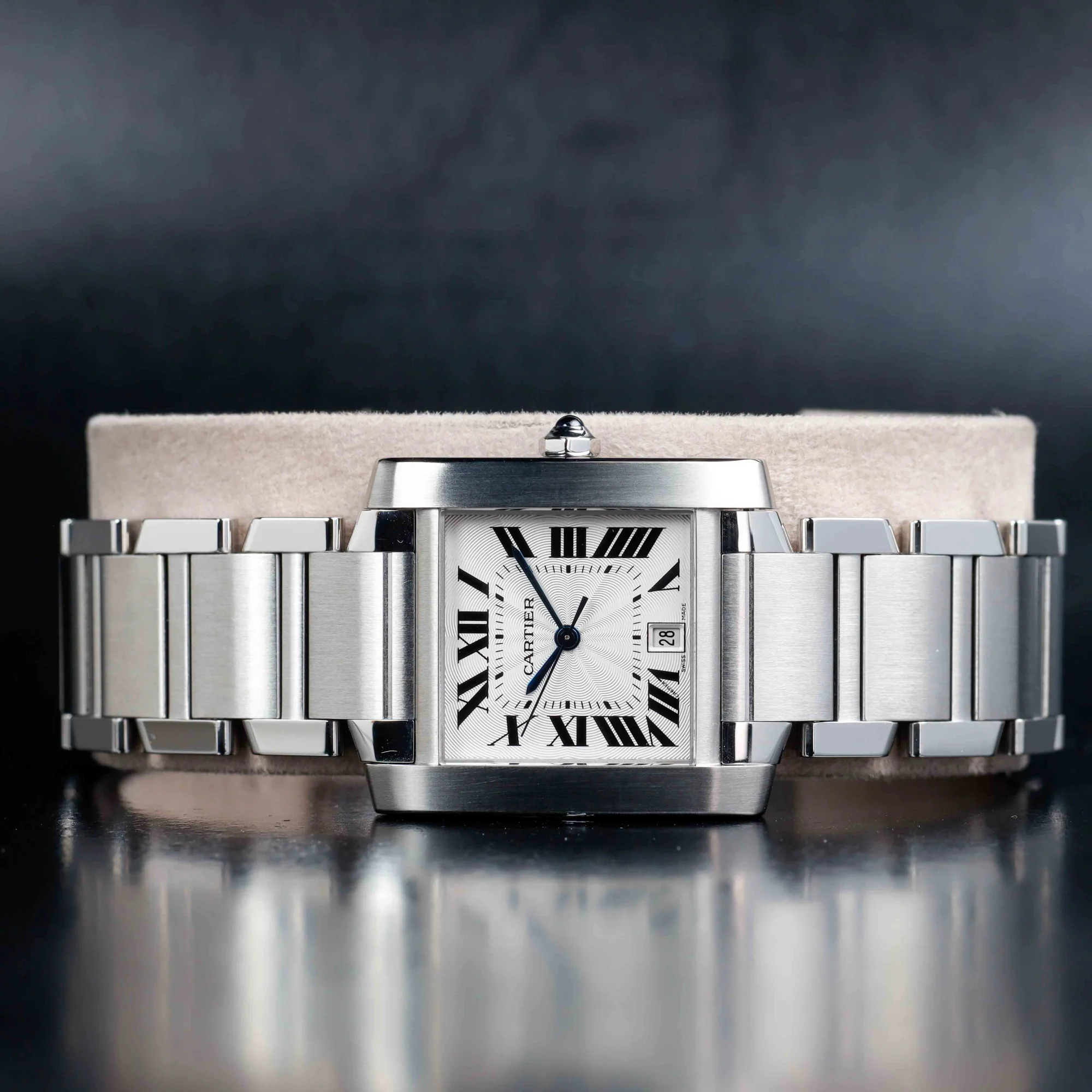 Cartier Tank Française acier 2