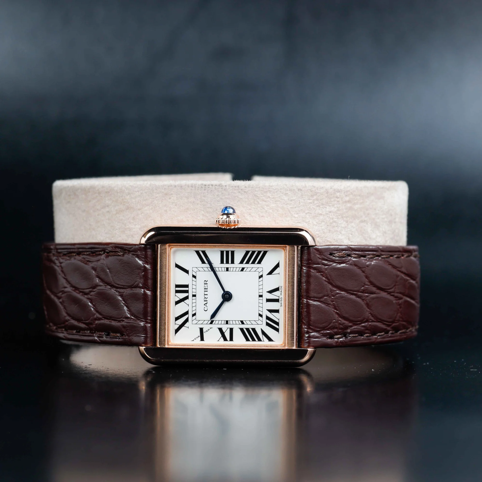 Cartier Tank Solo oro rosa 2