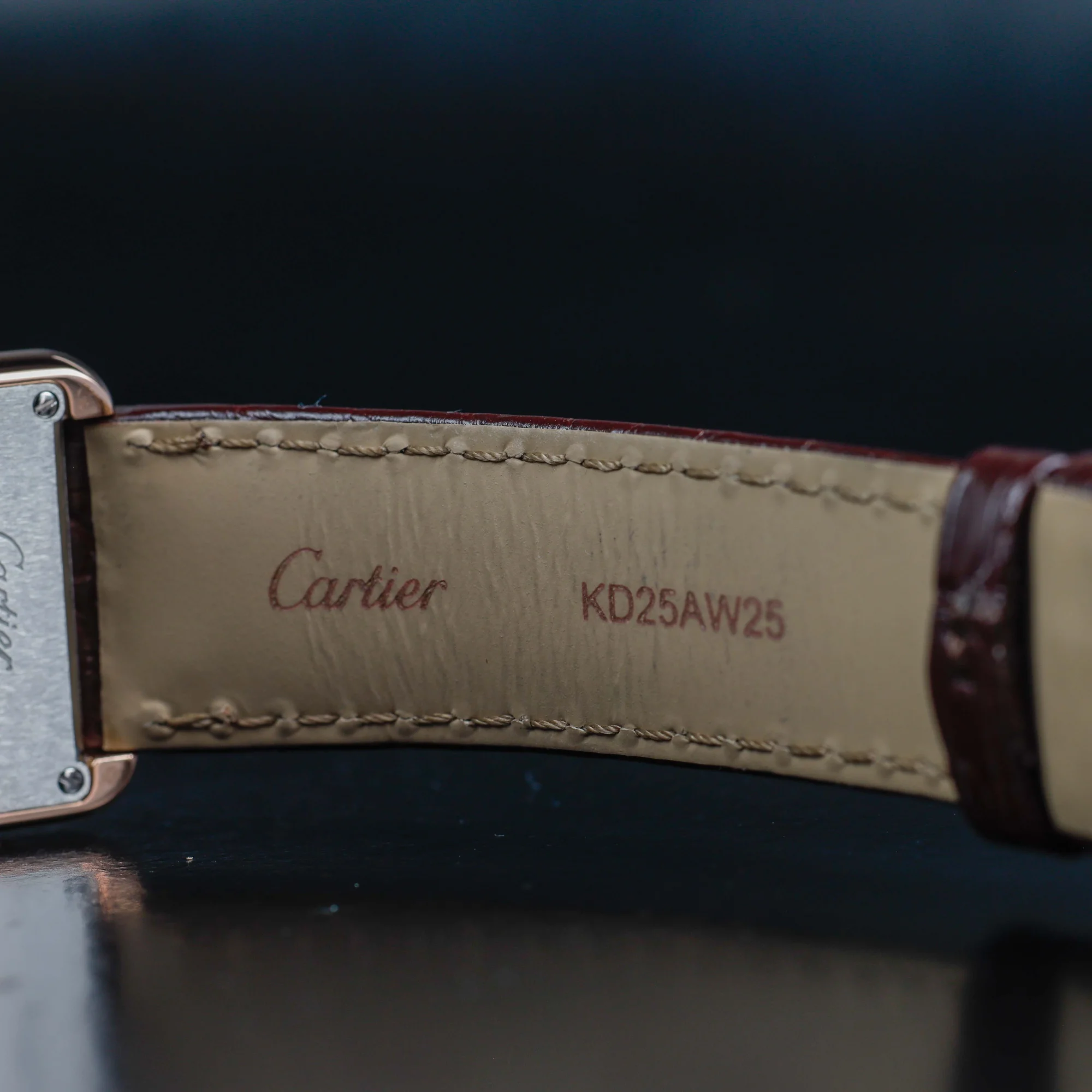 Cartier Tank Solo oro rosa 10