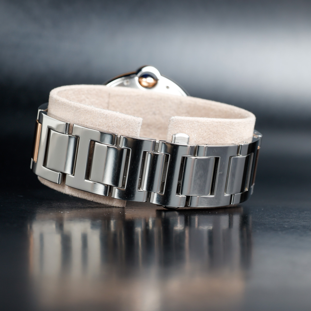 Cartier Ballon Bleu acciaio/oro rosa 4