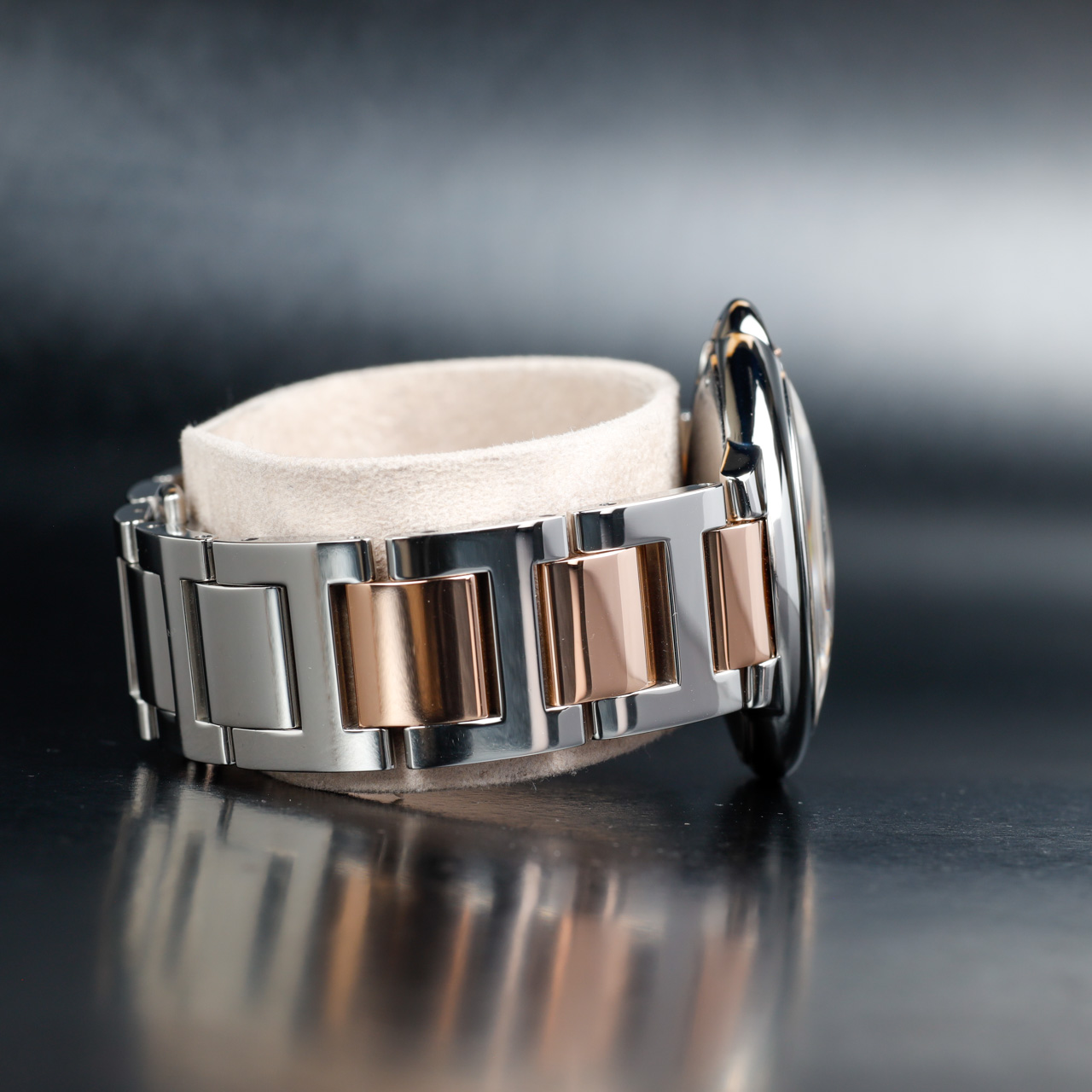 Cartier Ballon Bleu acciaio/oro rosa 5