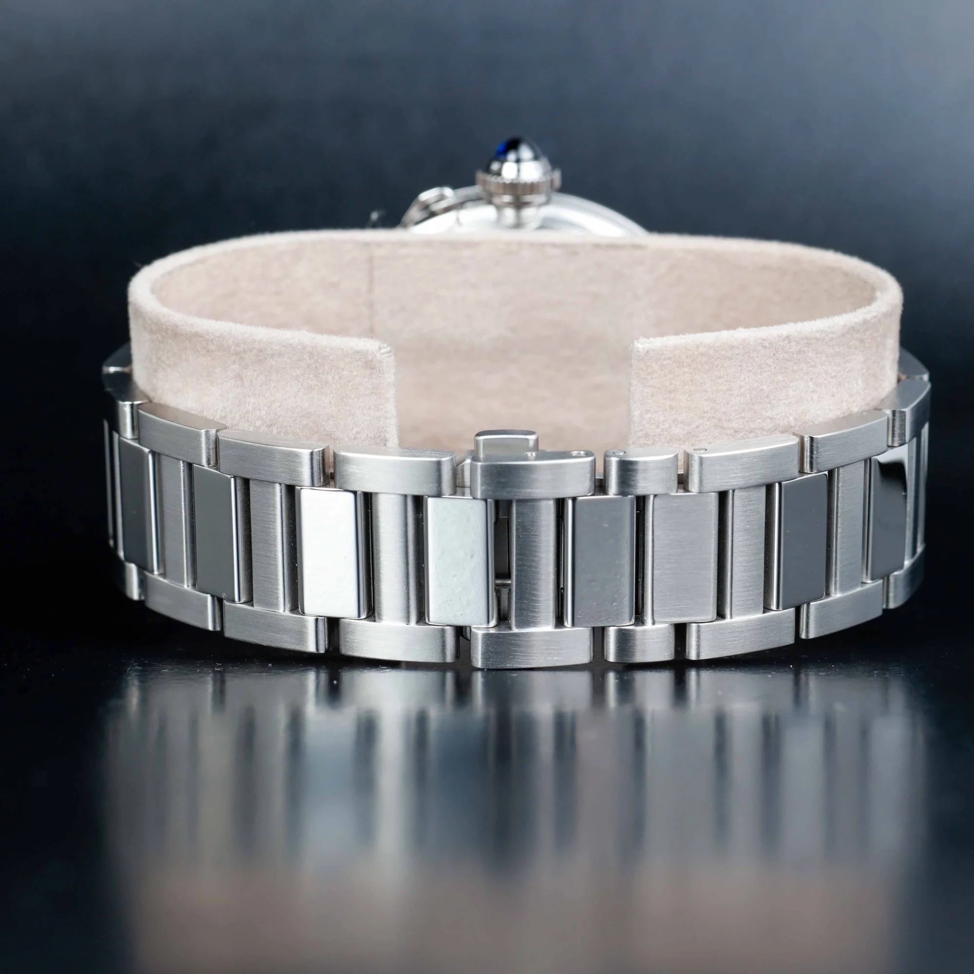 Cartier Pasha Mit Natürlichen Diamanten Nach Maß stahl 4