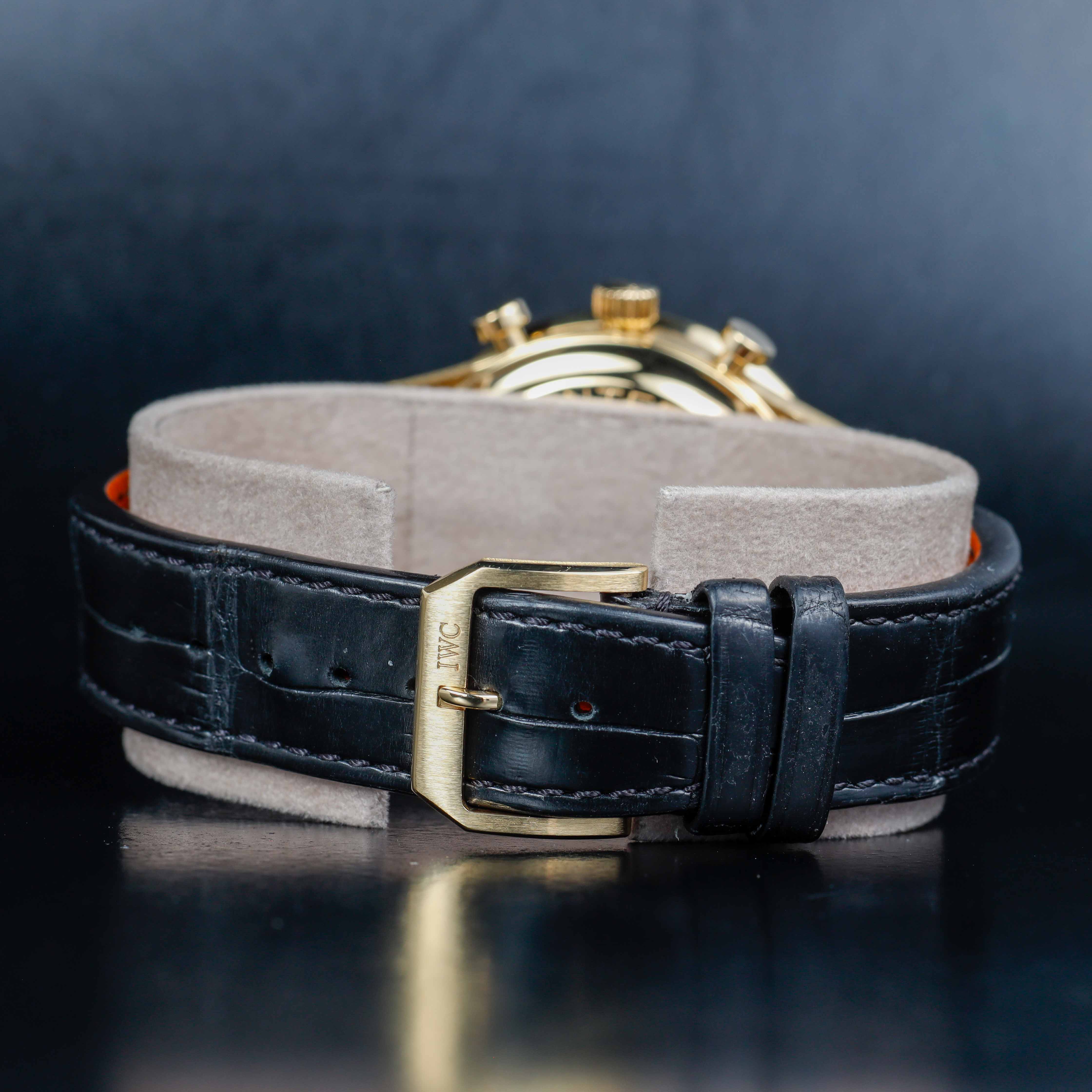 IWC Portugiesischer Chronograph gelbgold 4